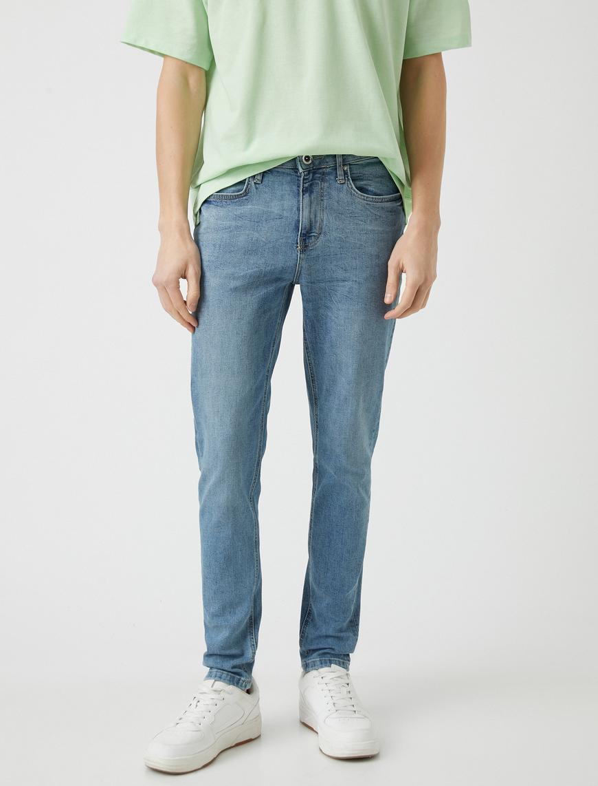   Skinny Fit Kot Pantolon - Michael Jean