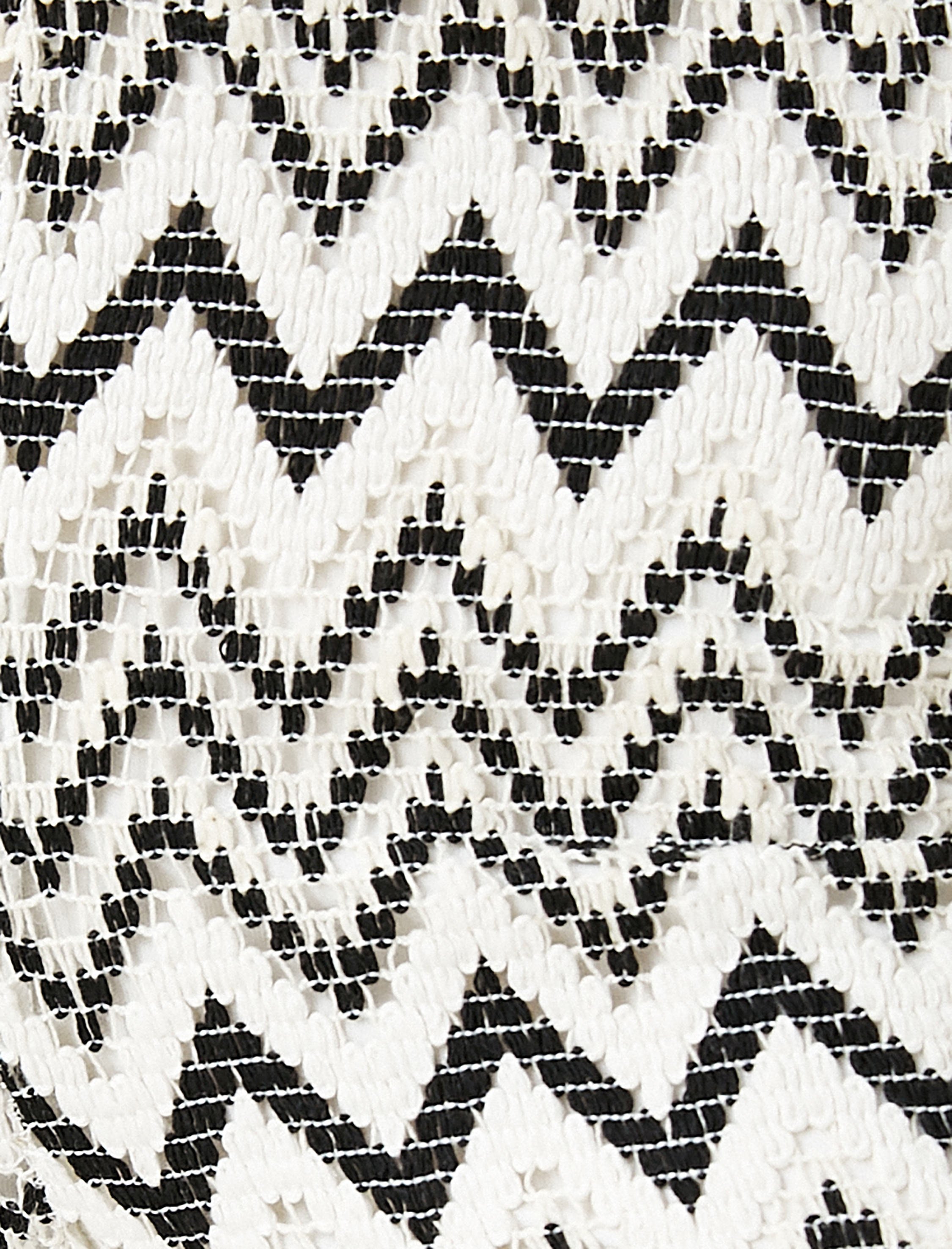   İspanyol Paça Pantolon Desenli Yüksek Bel