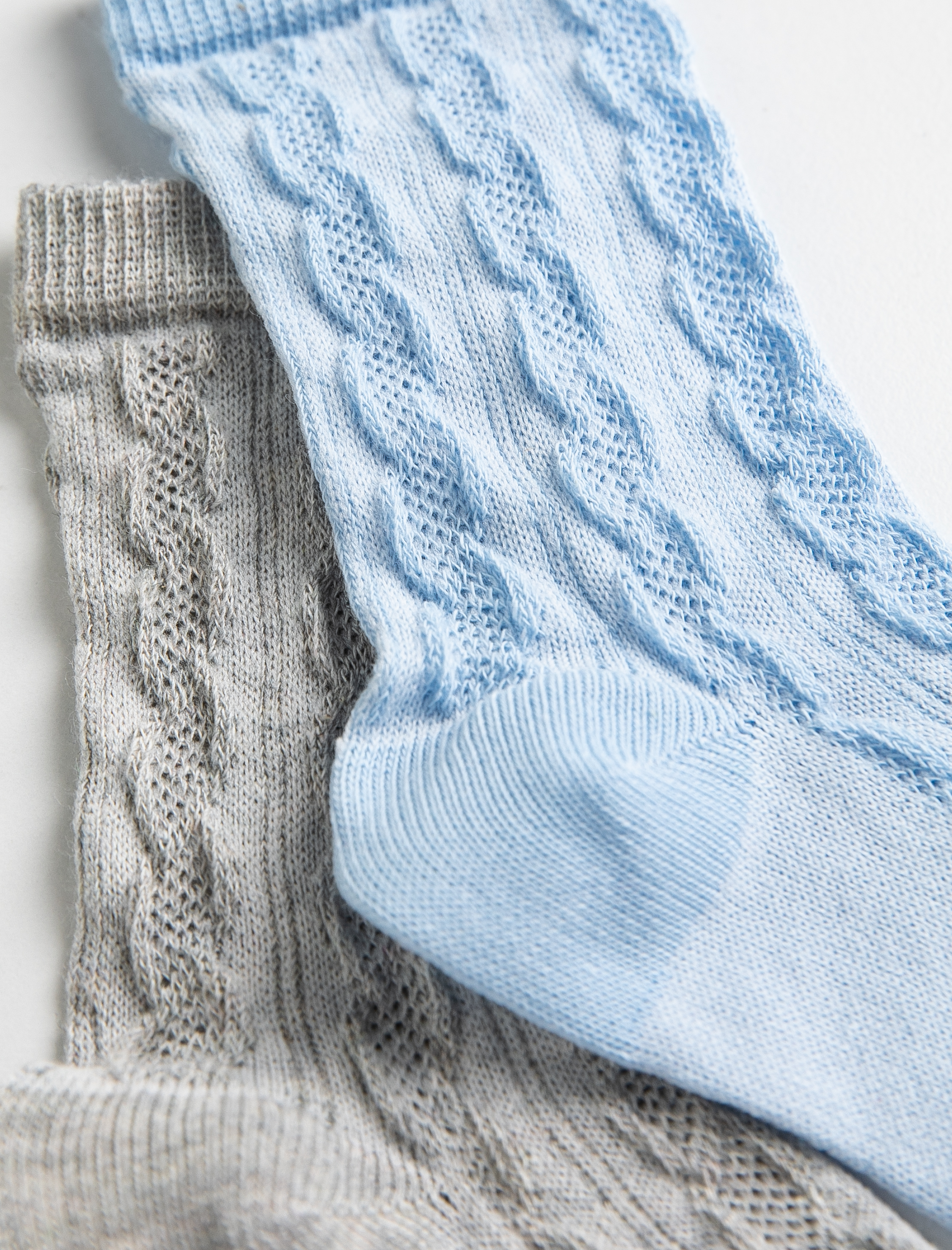 Erkek Bebek 2'li Desenli Çorap Seti