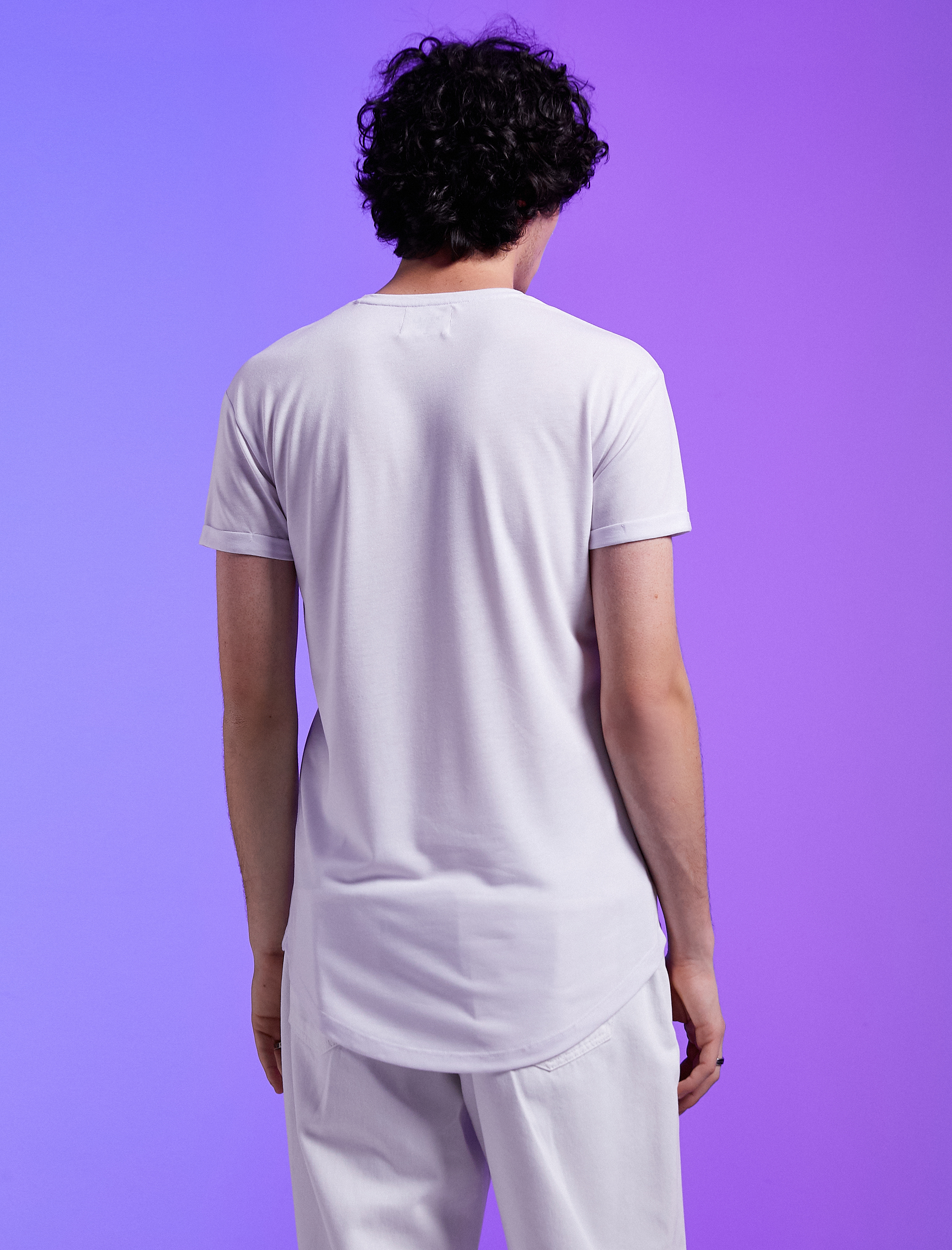   Basic Tişört Bisiklet Yaka