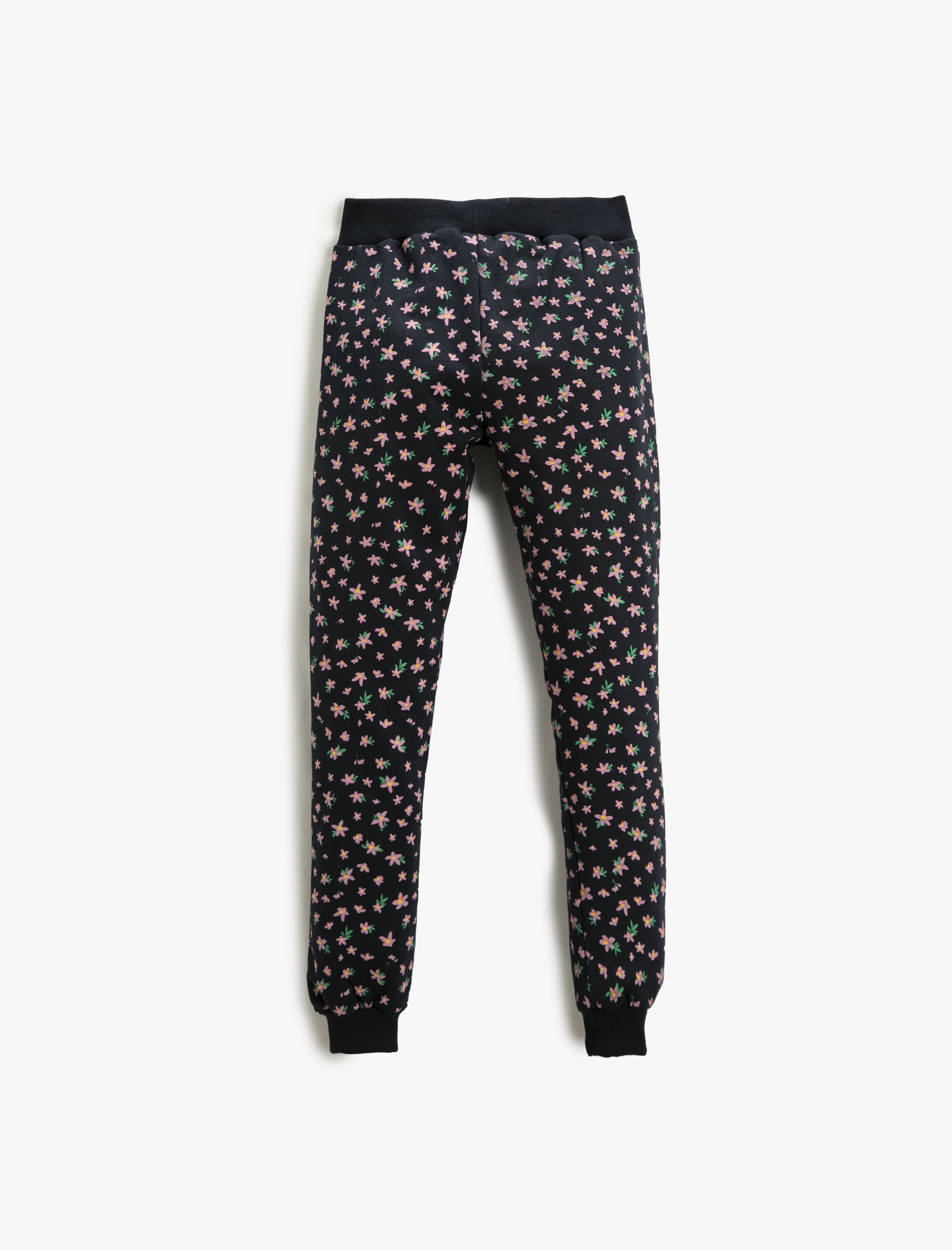  Kız Çocuk Baskılı Jogger Eşofman Altı Beli Lastikli