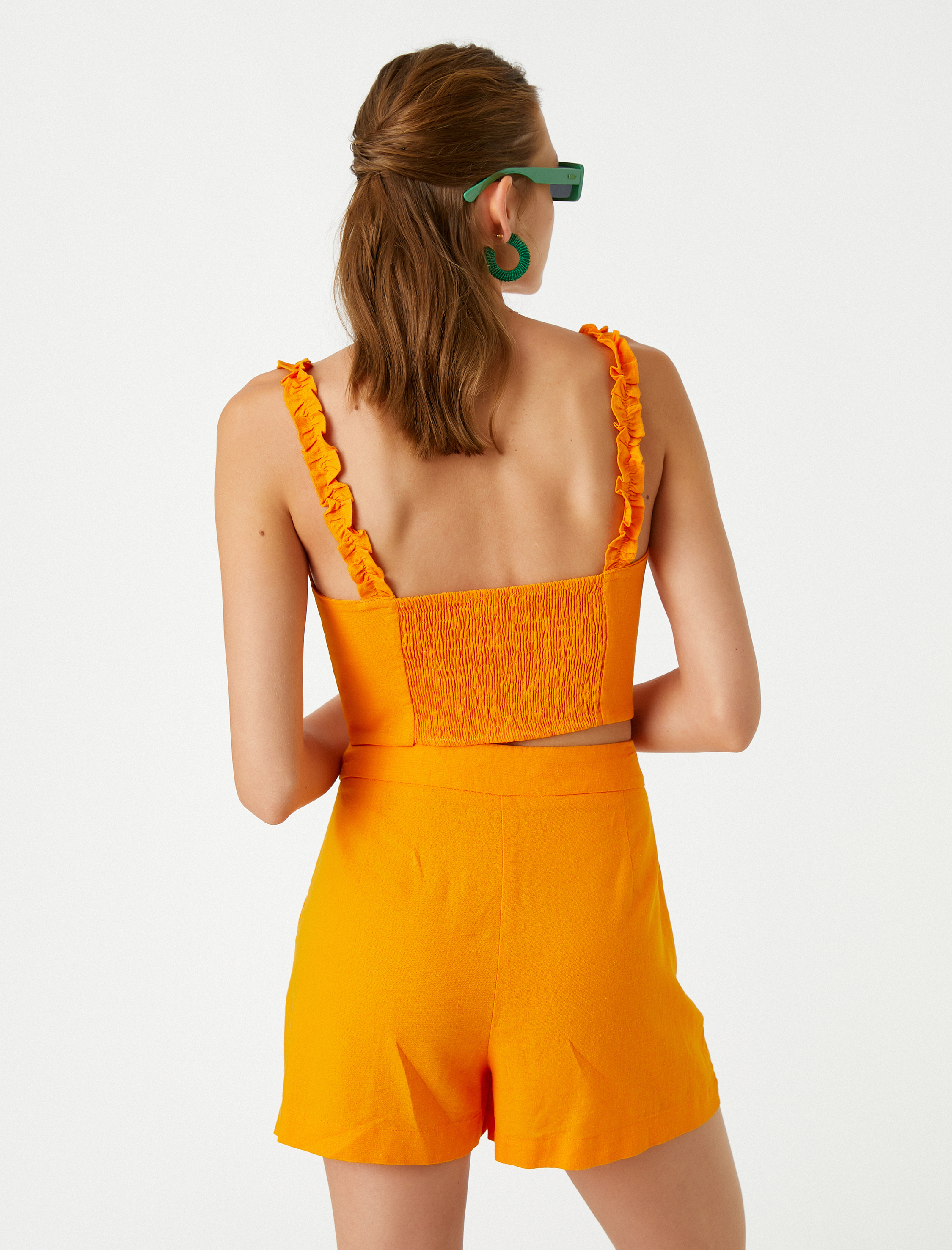   Keten Karışımlı Büstiyer