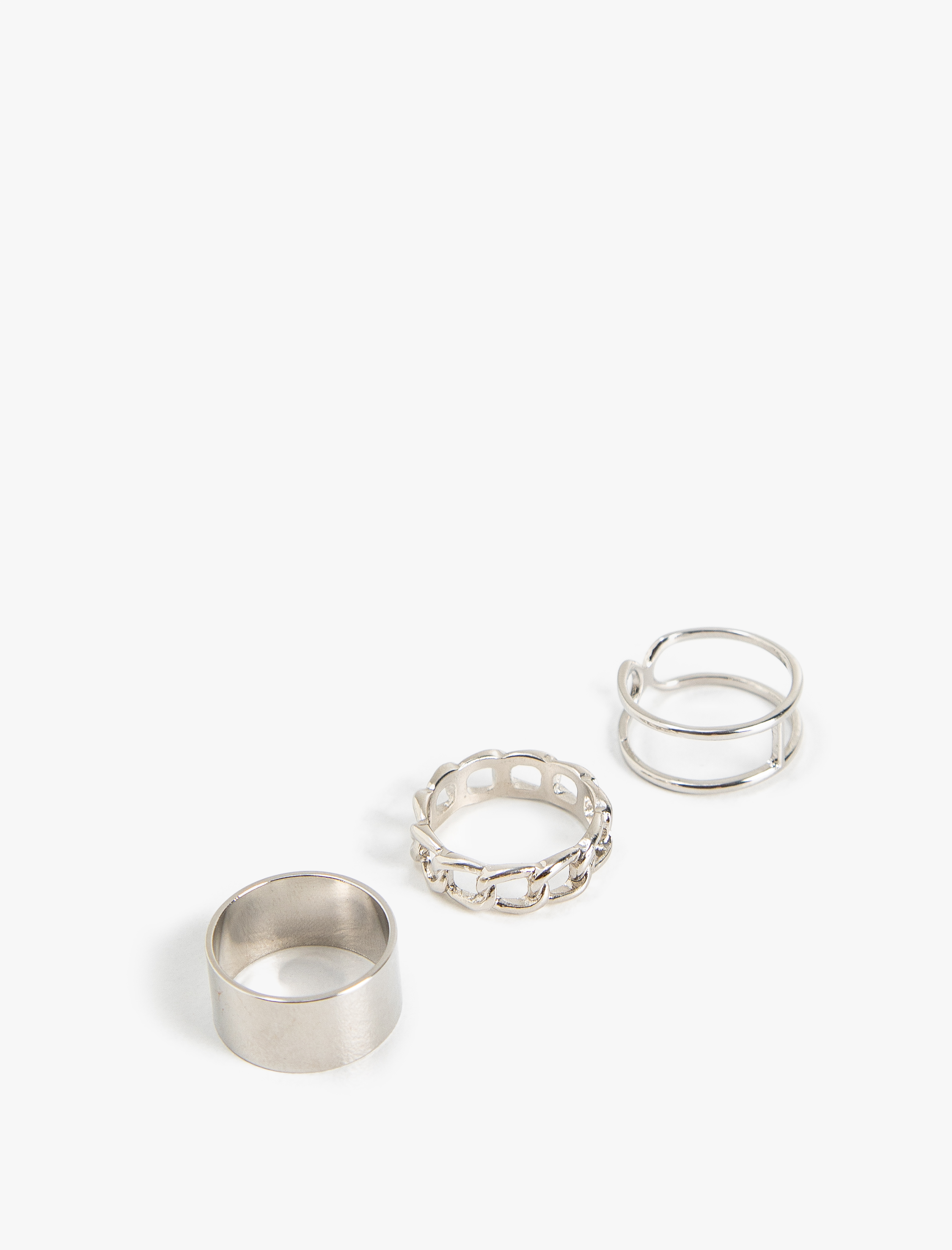  Kadın 3'lü Yüzük Seti