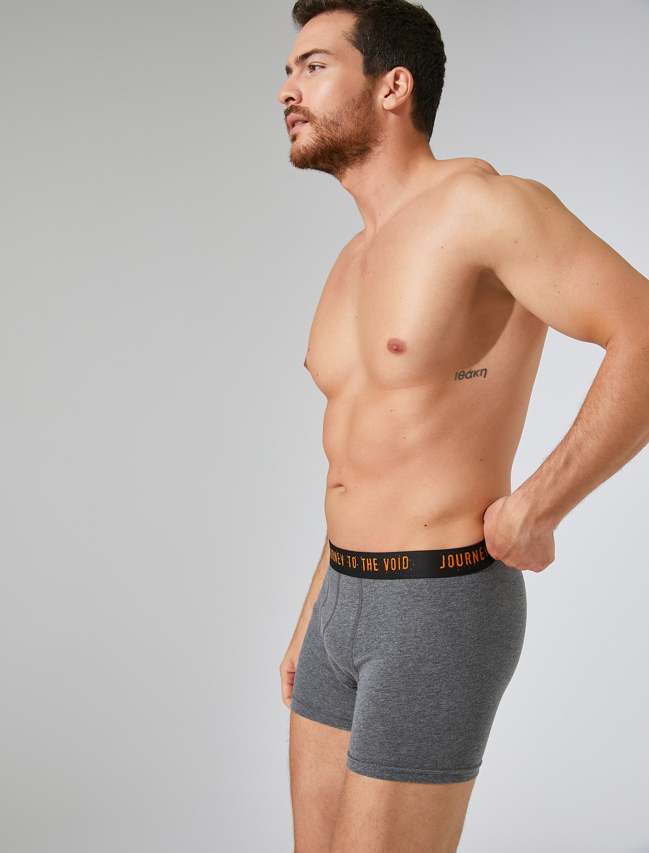   3'lü Boxer Pamuklu Desenli