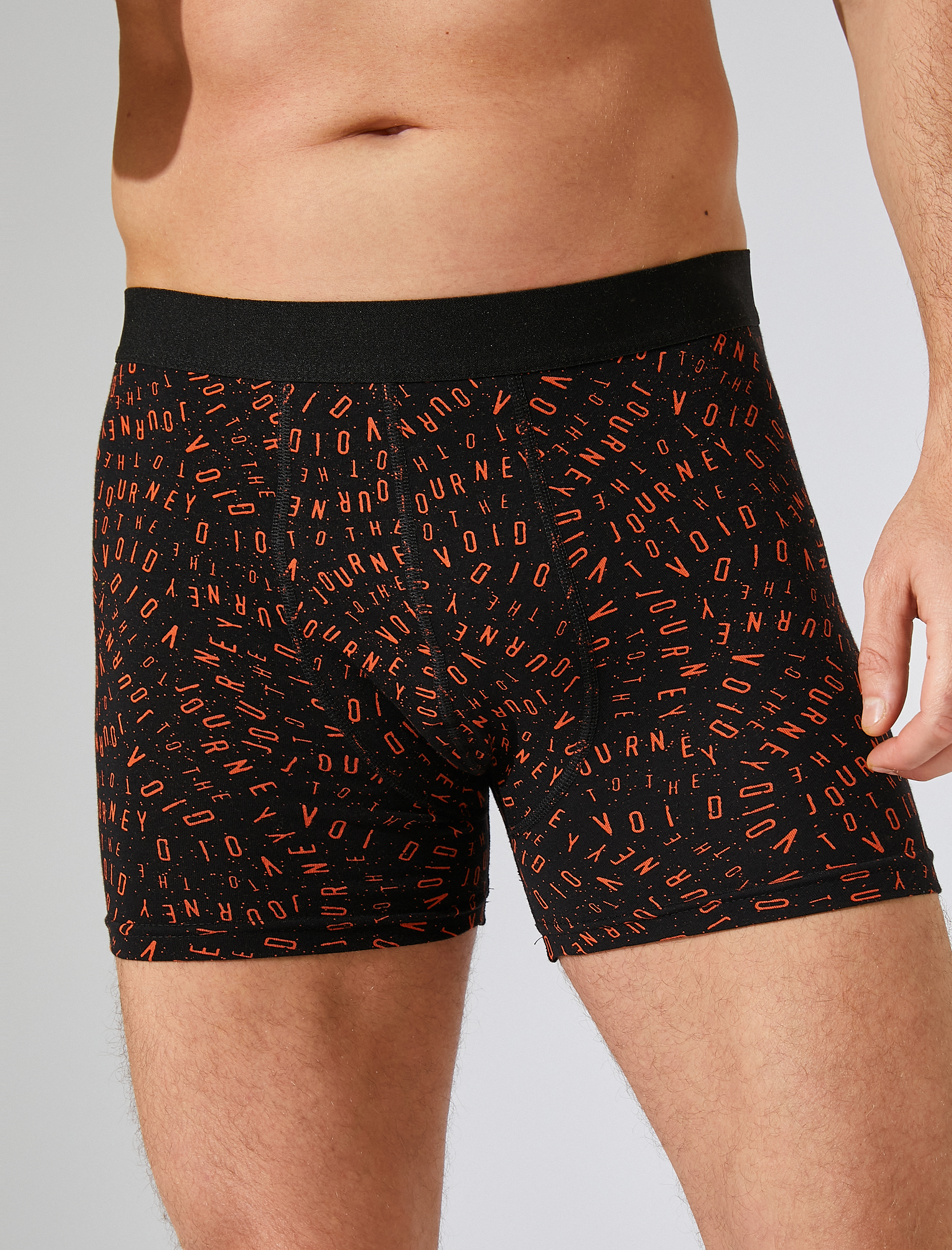   3'lü Boxer Pamuklu Desenli