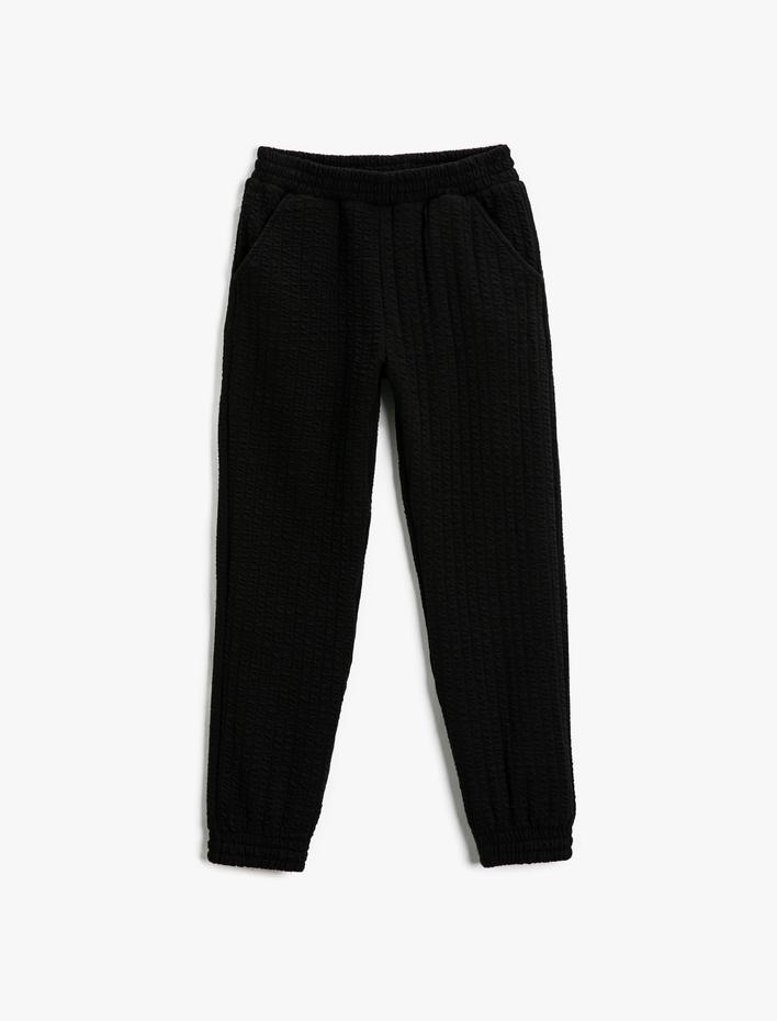 Kız Çocuk Basic Jogger Eşofman Altı Cepli