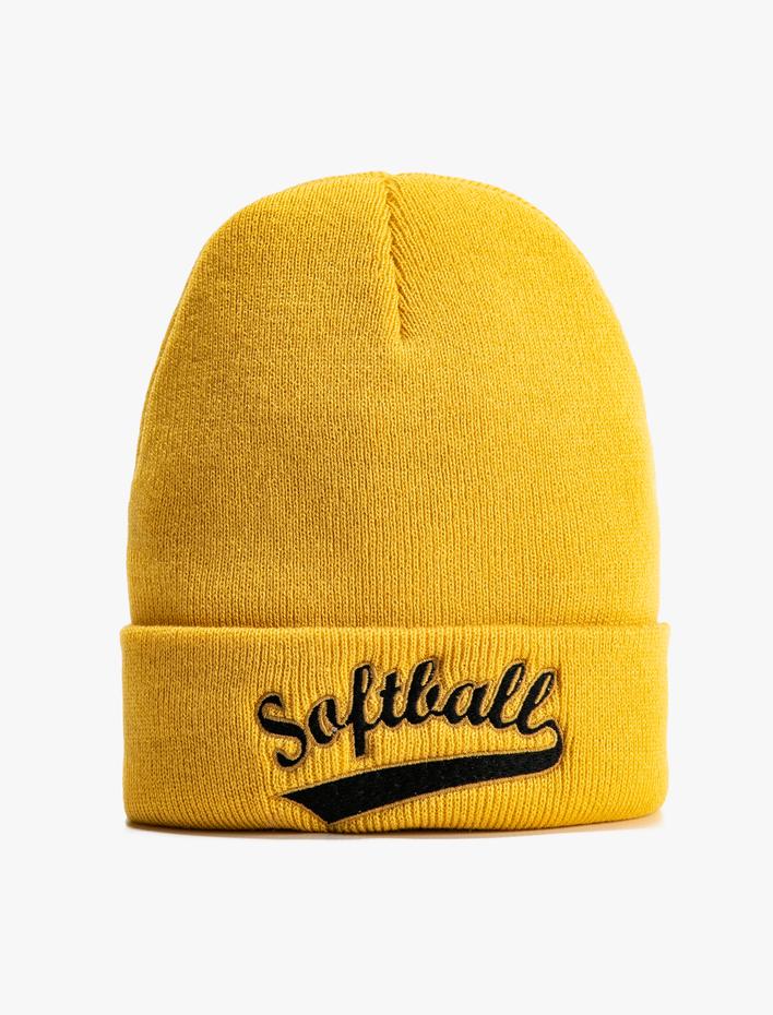 Erkek Basic Kolej Bere İşlemeli Katlama Detaylı