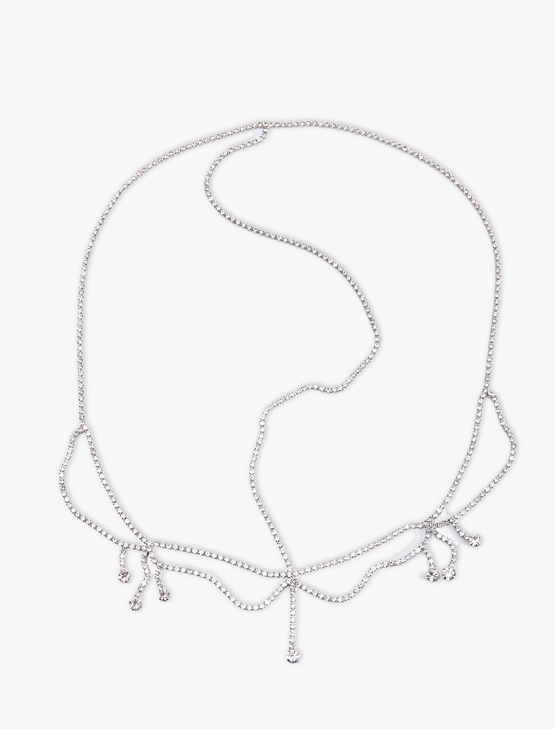  Kadın Parlak Taşlı Metal Sallantılı Saç Aksesuarı