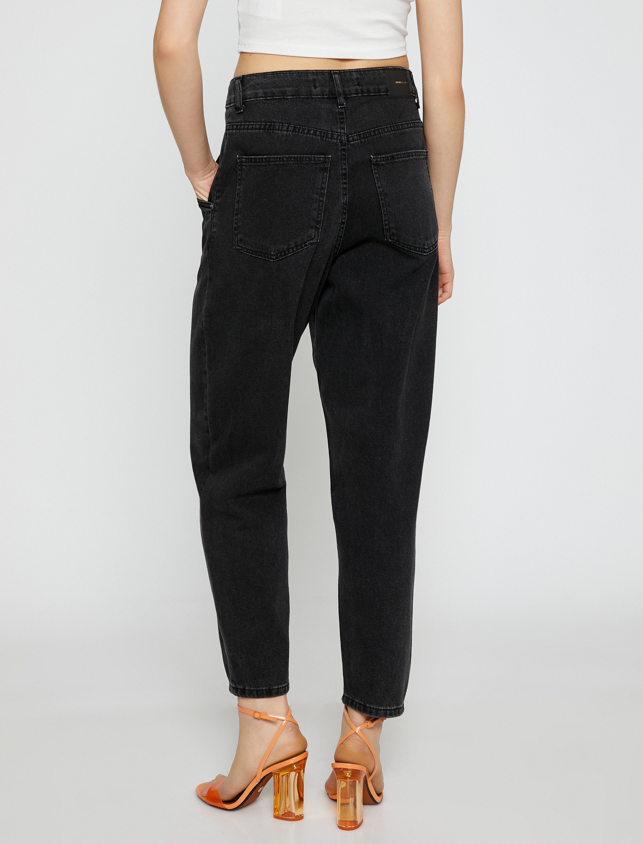   Kot Pantolon Salaş Kesim Yüksek Bel - Slouchy Jean