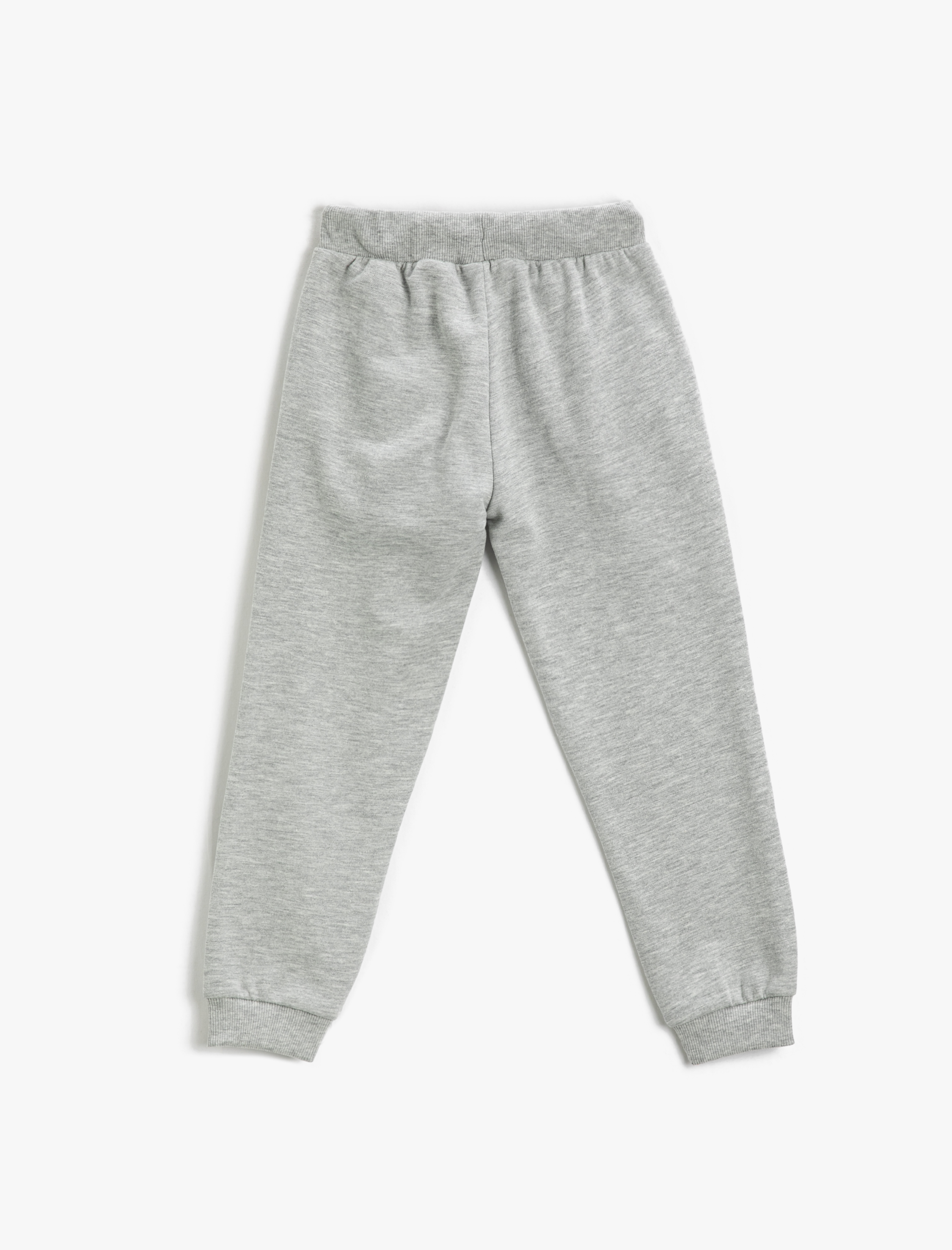  Erkek Çocuk Basic Jogger Eşofman Altı Cepli Beli Bağlamalı Baskı Detaylı