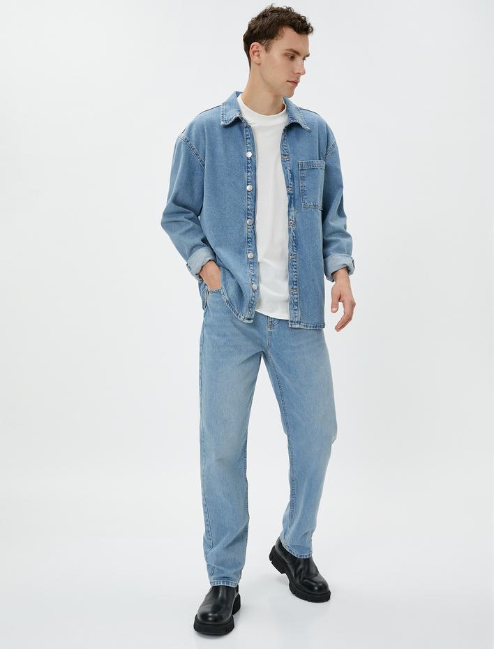  Loose Fit Jean Pantolon - Steve Jean