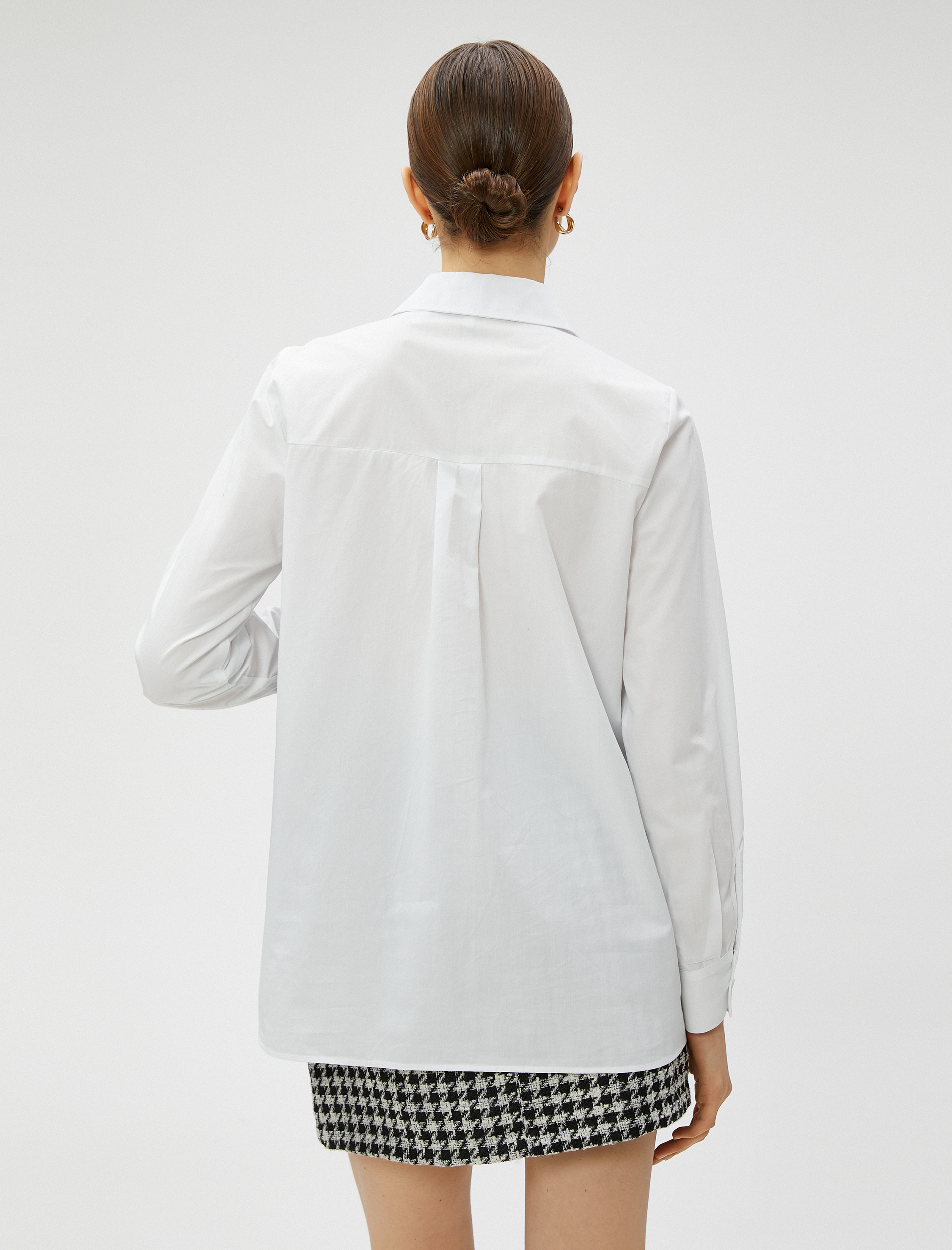   Uzun Kollu Gömlek Çift Parça Görünümlü