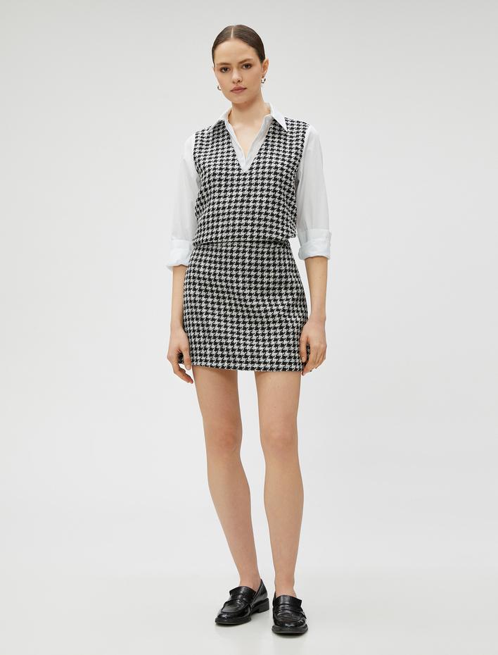  Uzun Kollu Gömlek Çift Parça Görünümlü