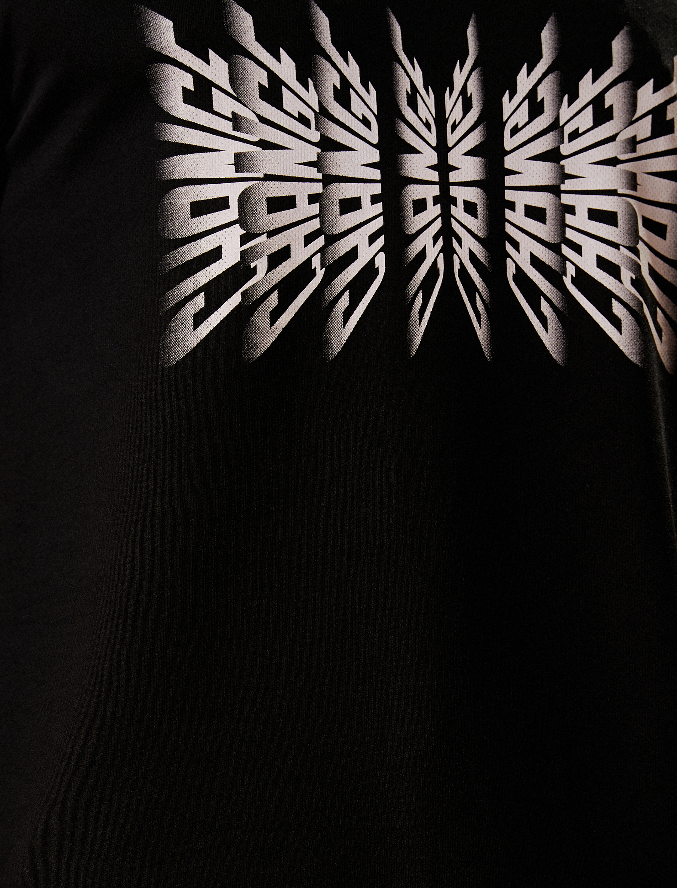   Spor Tişört Slogan Baskılı Bisiklet Yaka Kısa Kollu Nefes Alan Kumaş