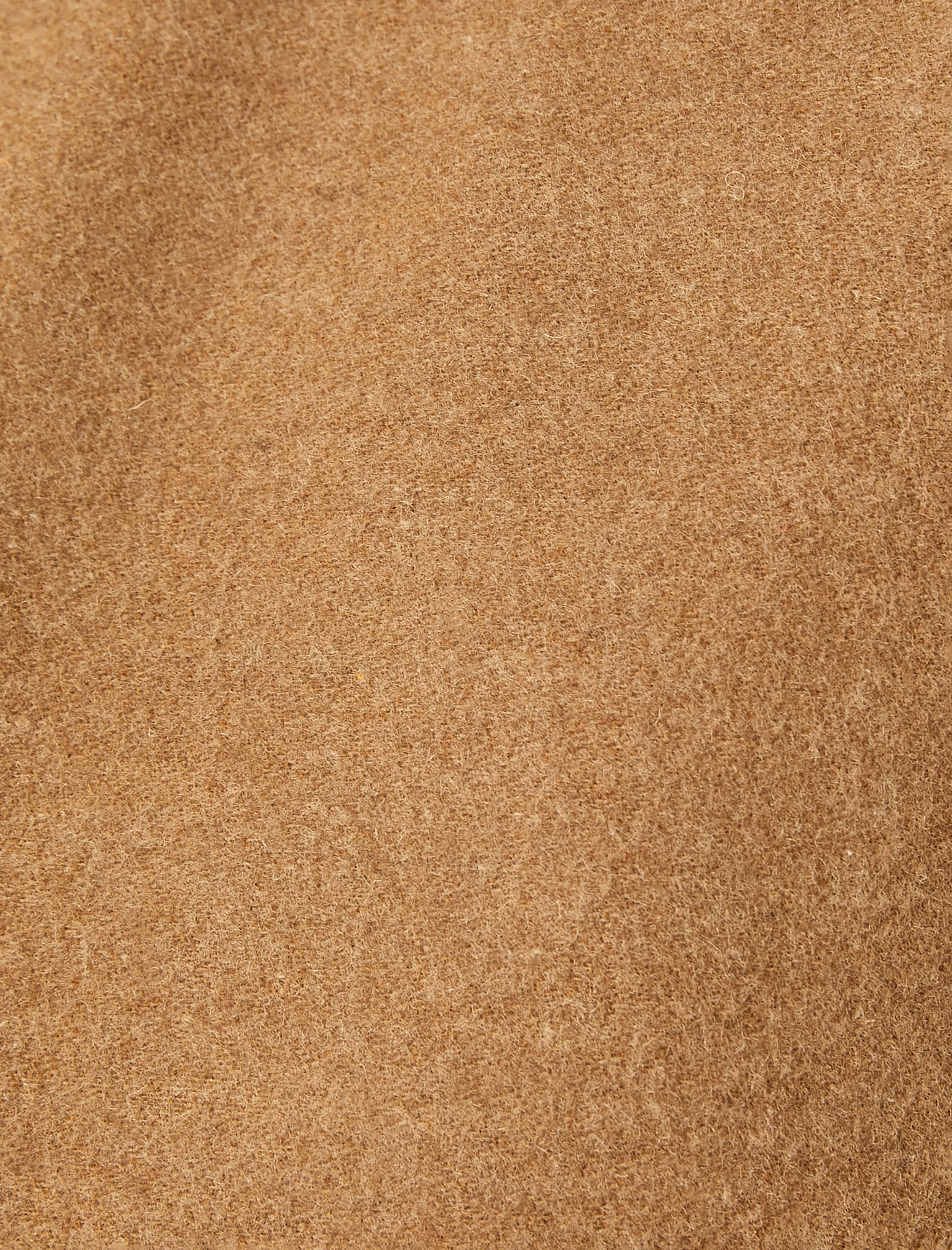   Uzun Kaşe Kaban Düğme Detaylı Cepli Klasik Yaka