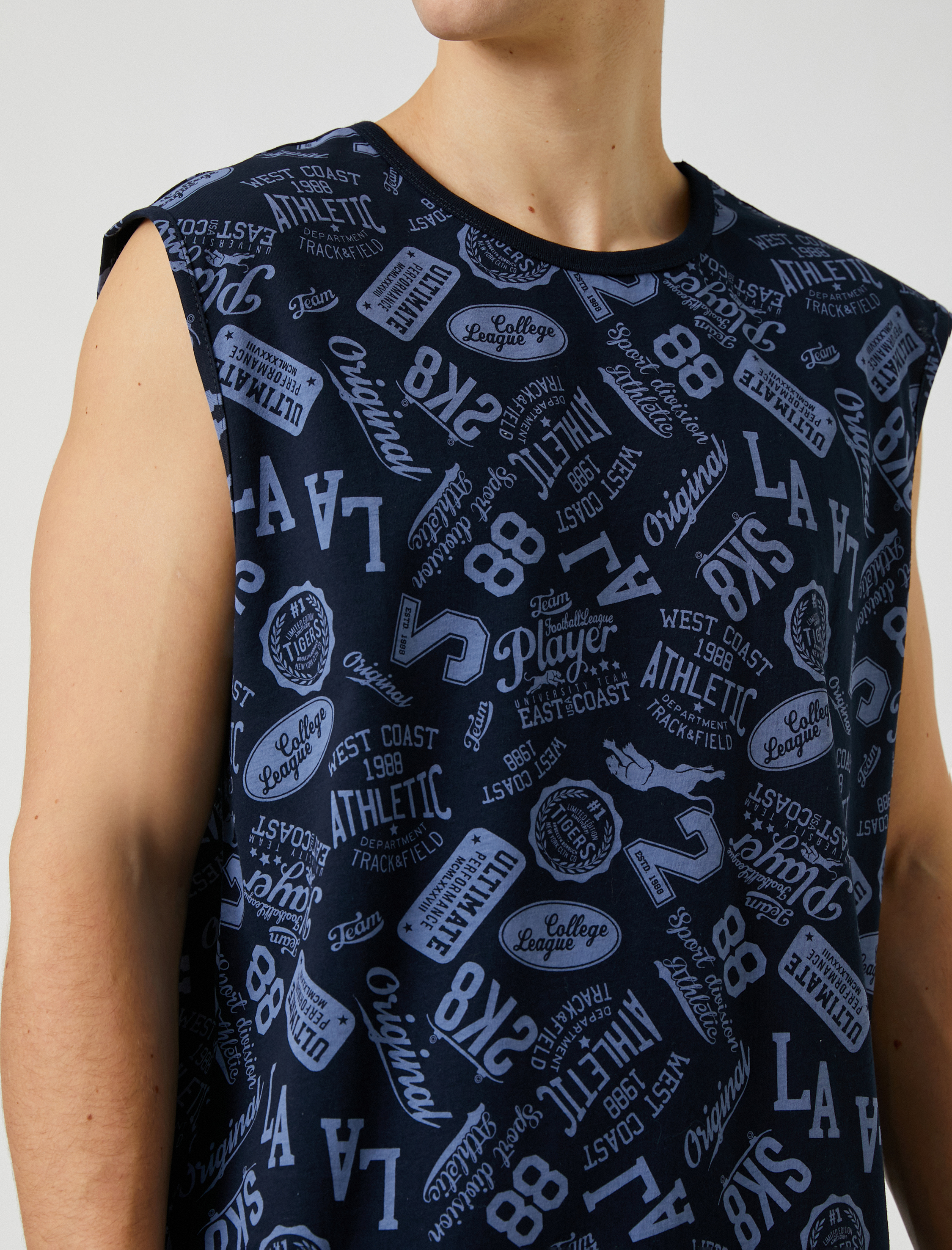   Kolej Atlet Bisiklet Yaka Kolsuz Baskılı