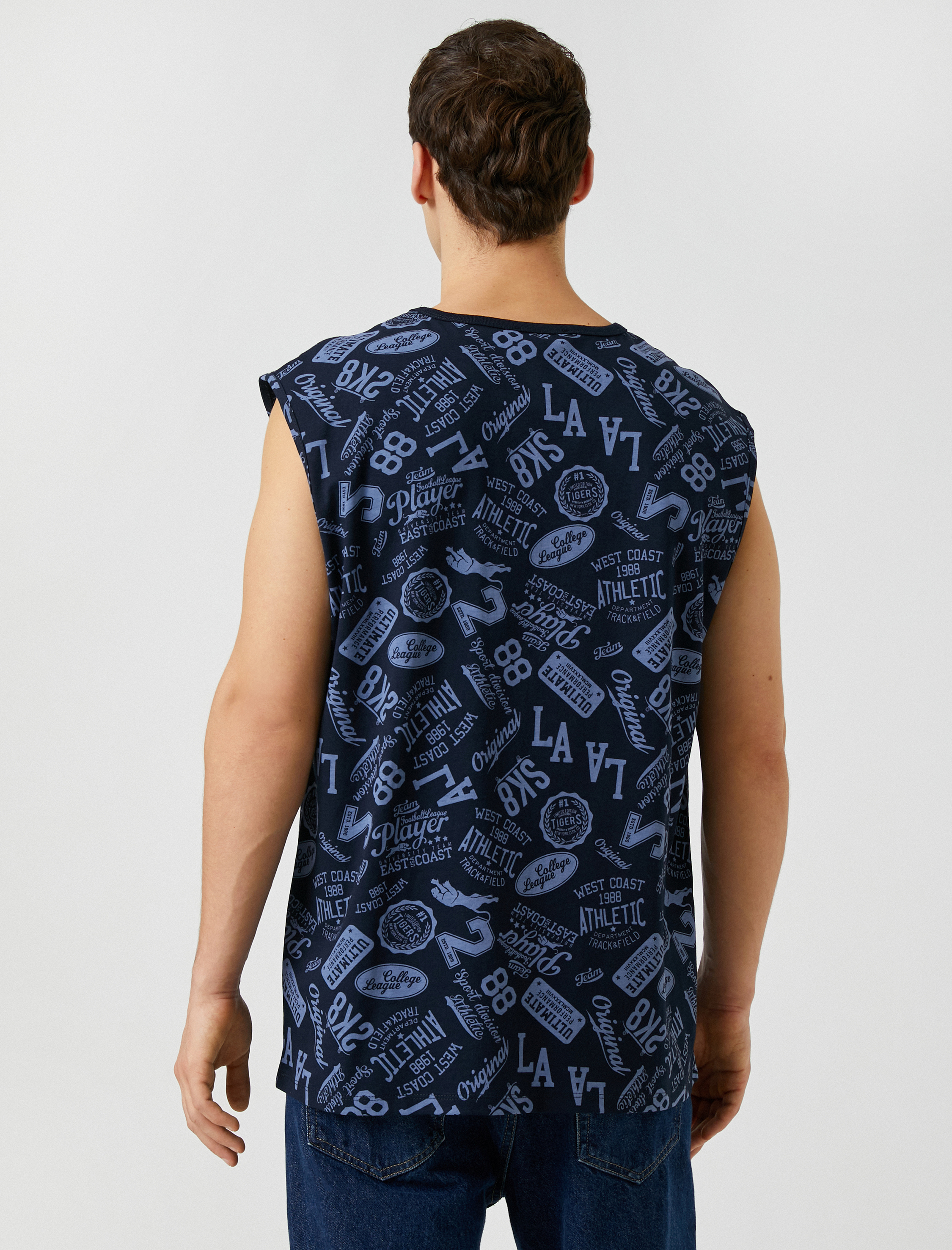   Kolej Atlet Bisiklet Yaka Kolsuz Baskılı