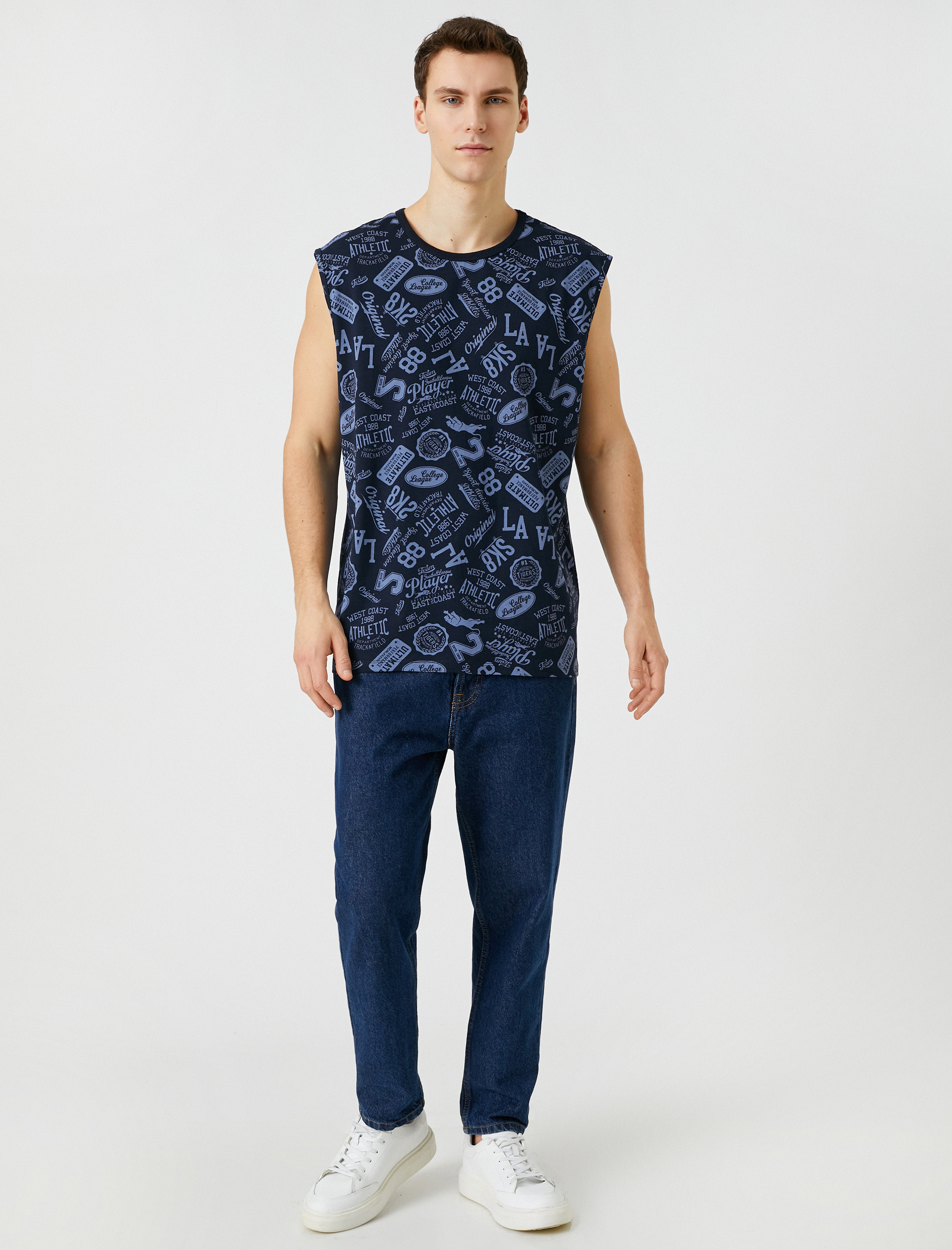   Kolej Atlet Bisiklet Yaka Kolsuz Baskılı