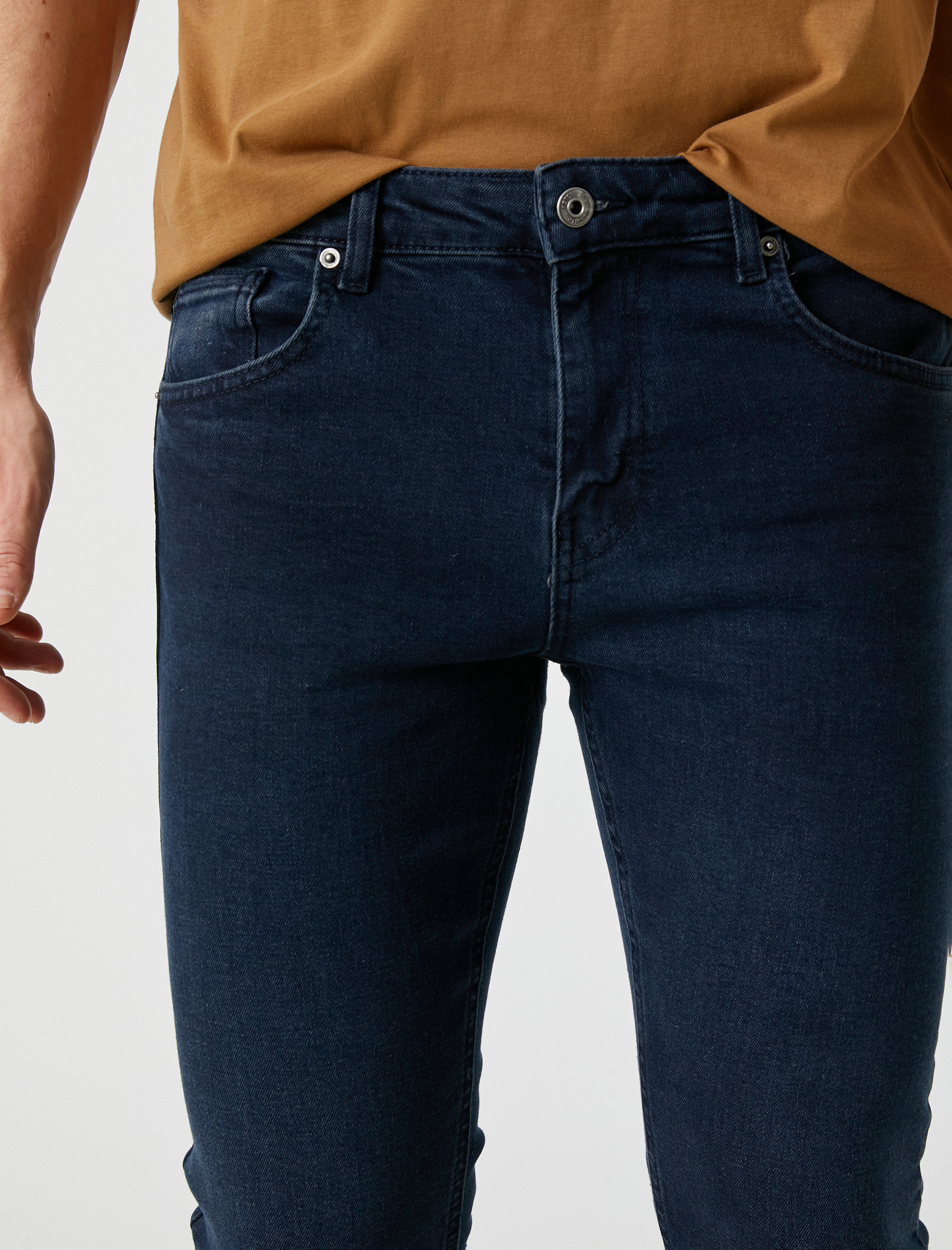   Super Skinny Fit Pamuklu Kot Pantolon - Justin Jean