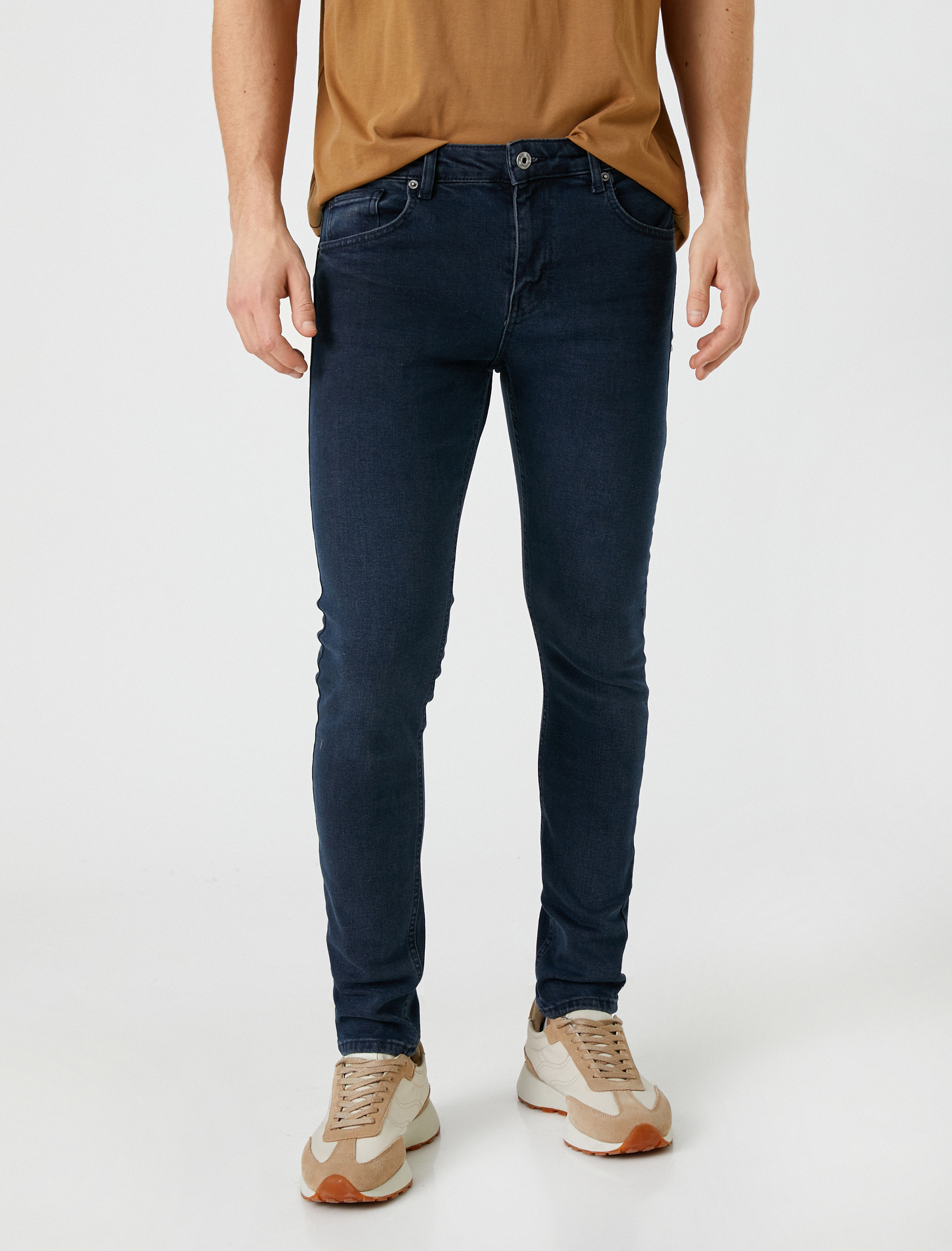   Super Skinny Fit Pamuklu Kot Pantolon - Justin Jean