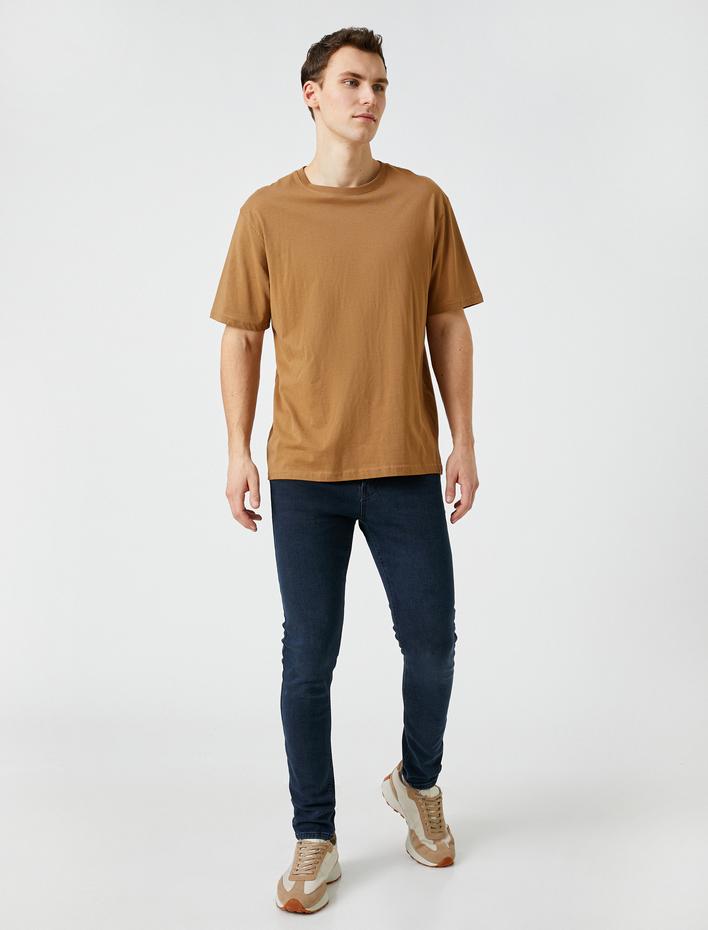  Super Skinny Fit Pamuklu Kot Pantolon - Justin Jean