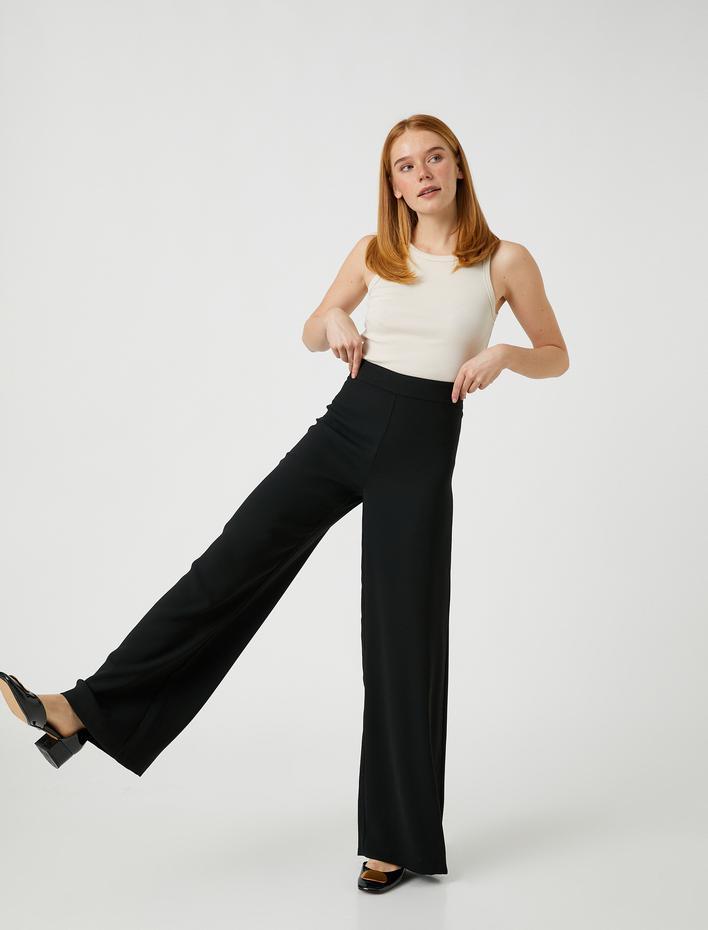  Palazzo Kumaş Pantolon