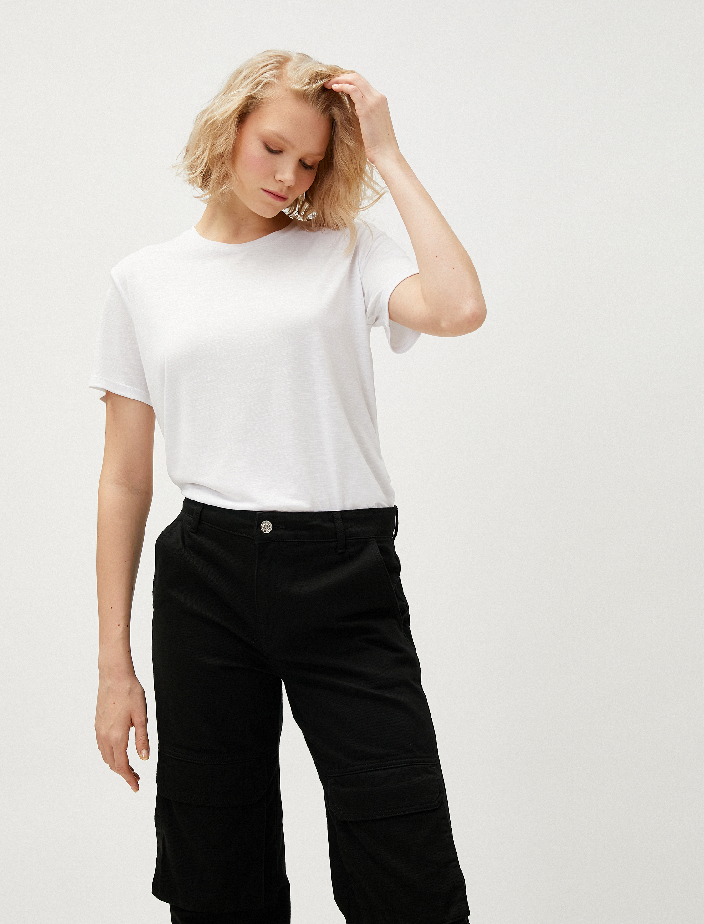 Basic Modal Tişört Kısa Kollu