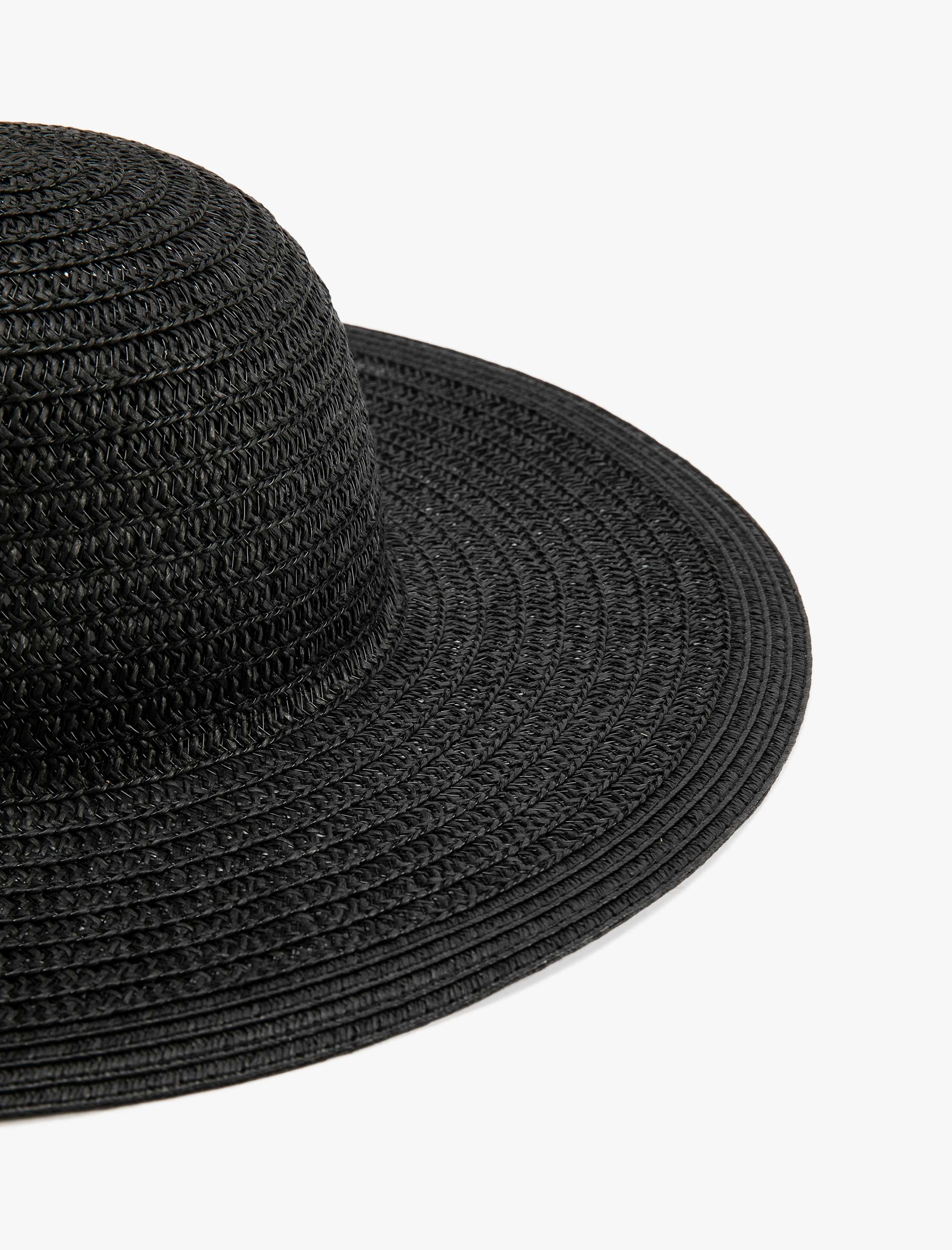  Kadın Hasır Şapka Fötr Dokulu