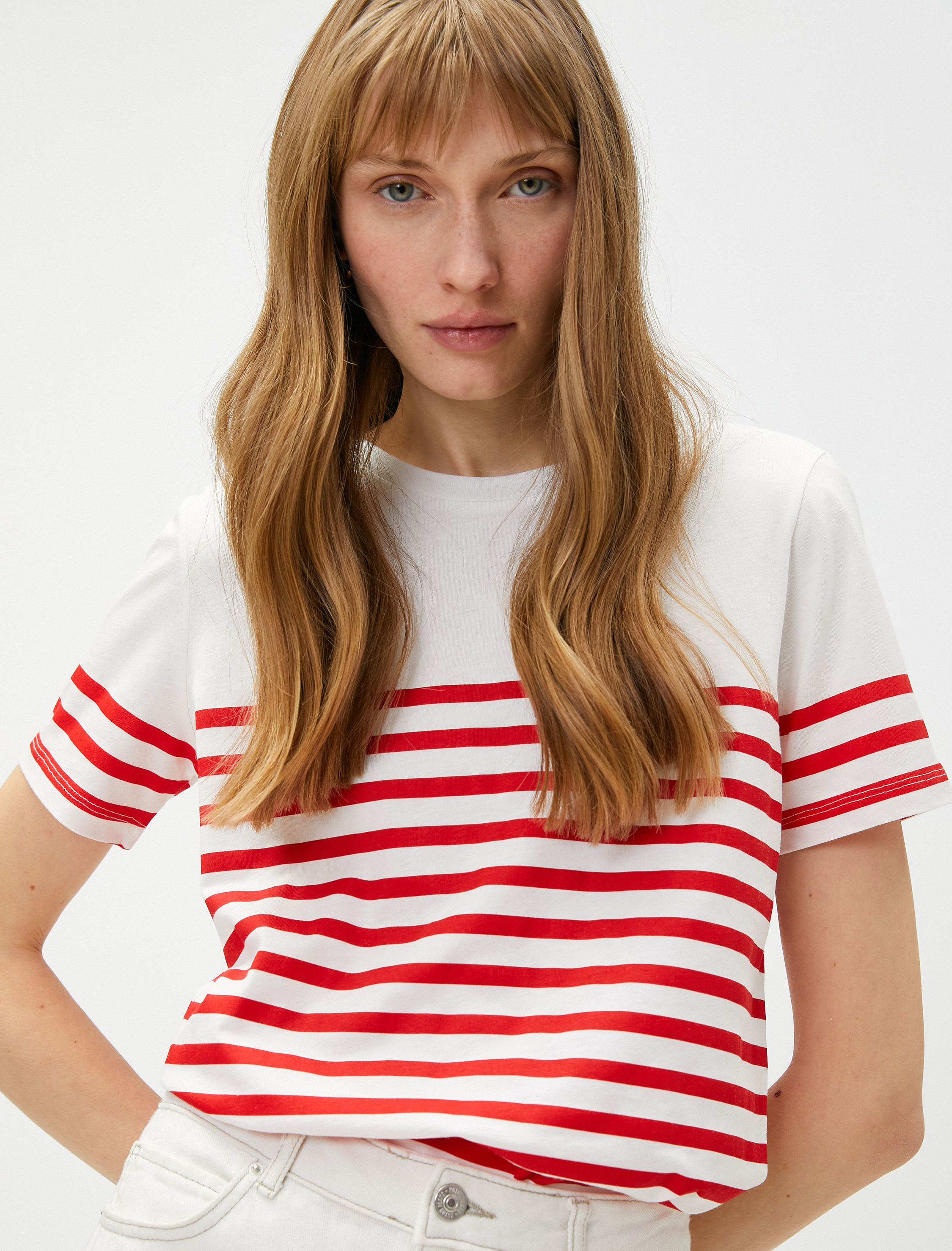   Nakışlı Tişört Kısa Kollu Pamuklu