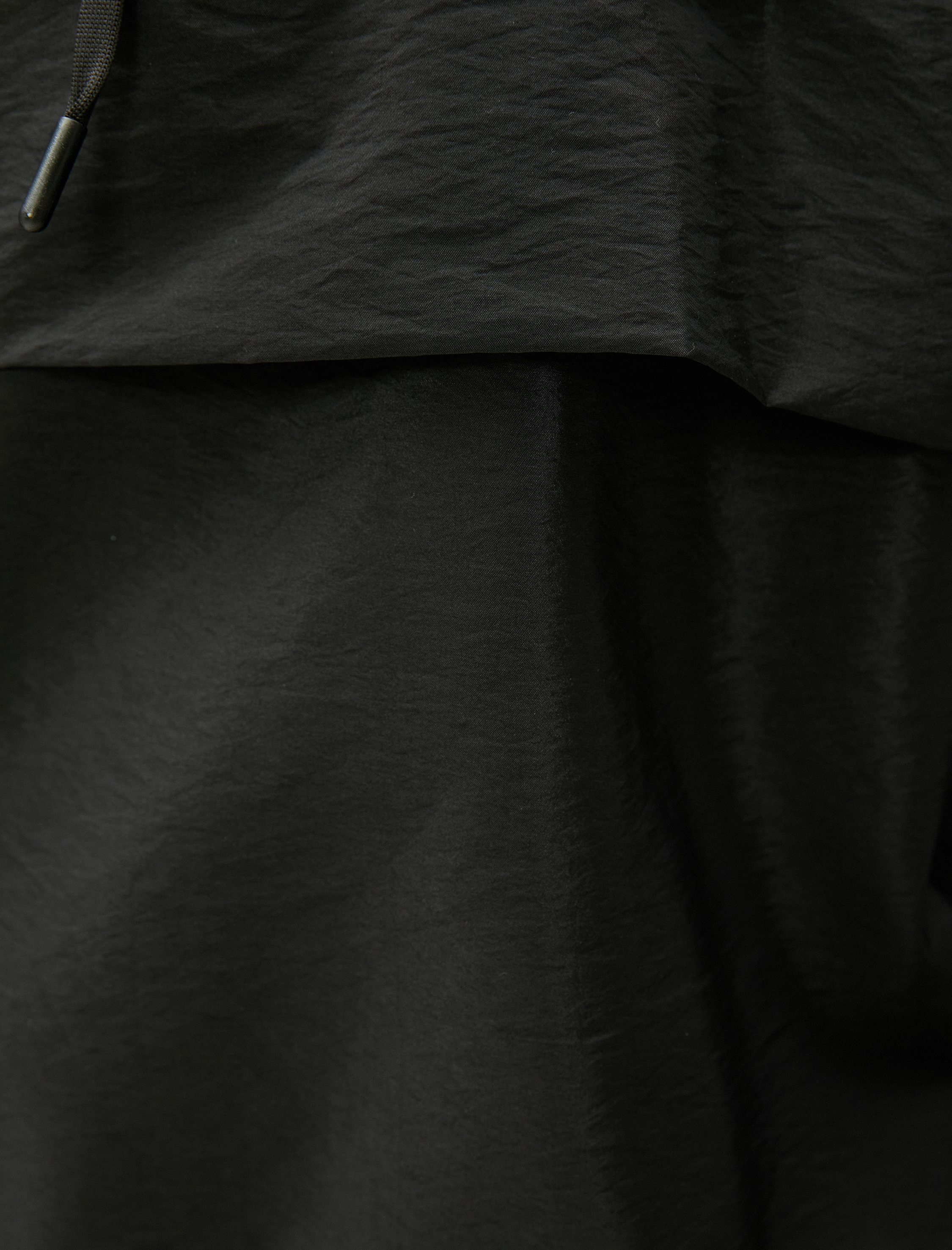   Paraşüt Sweatshirt Kapüşonlu Beli Lastikli