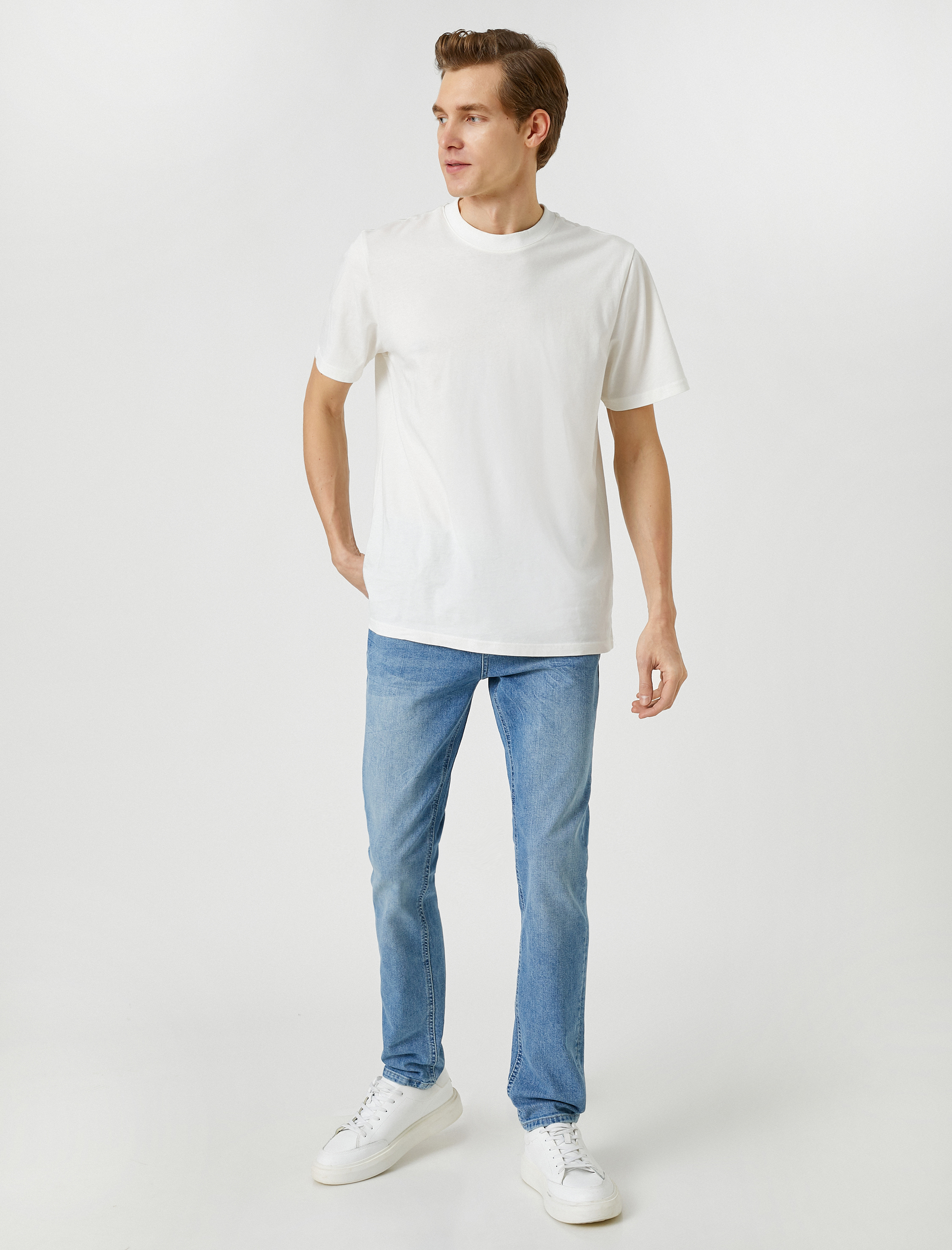   Slim Fit Kot Pantolon - Brad Jean