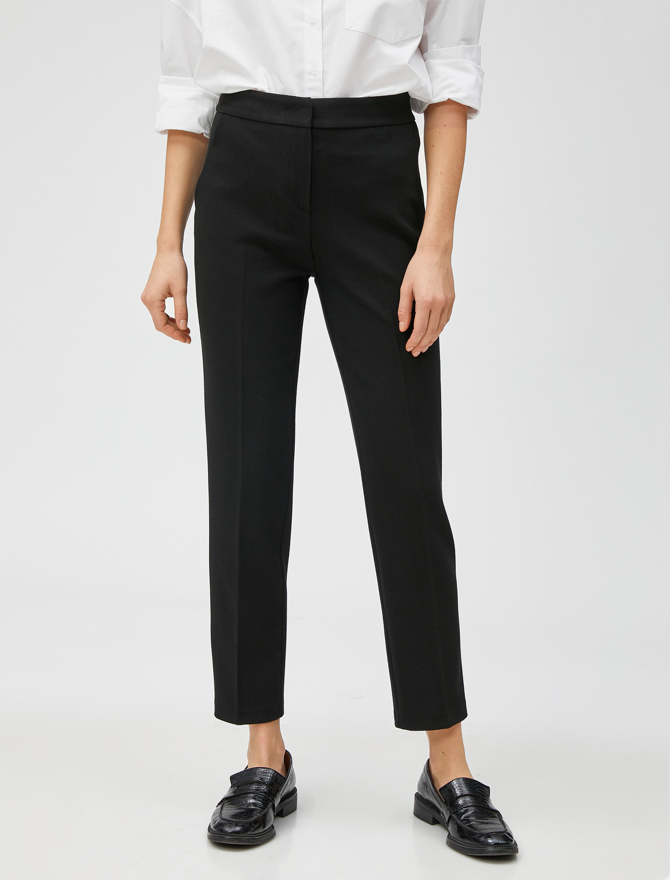   Basic Cigarette Kumaş Pantolon Dar Paça