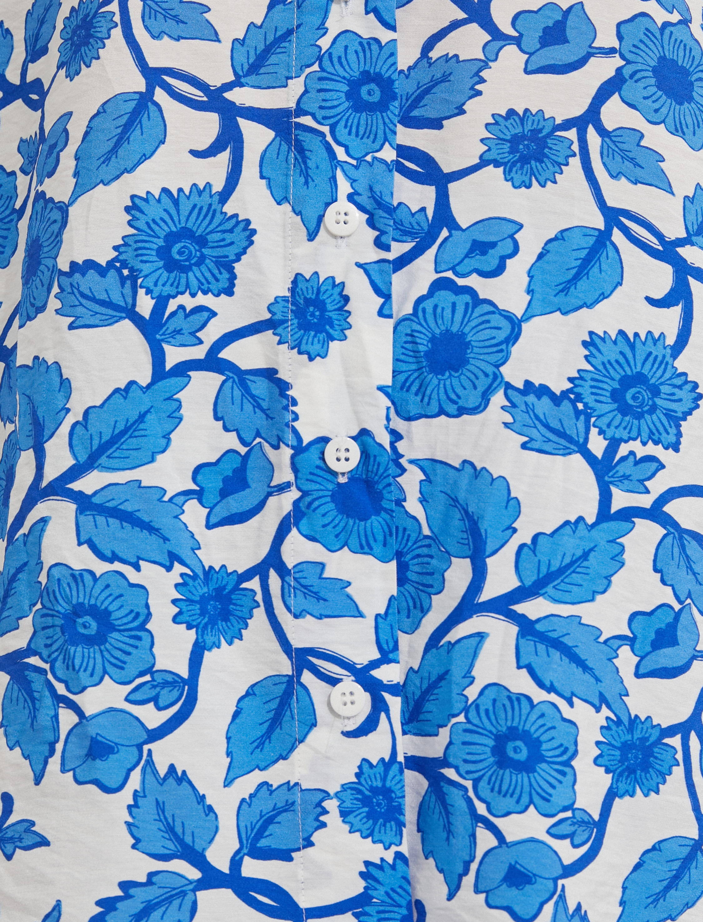 Çiçekli Gömlek Kolsuz