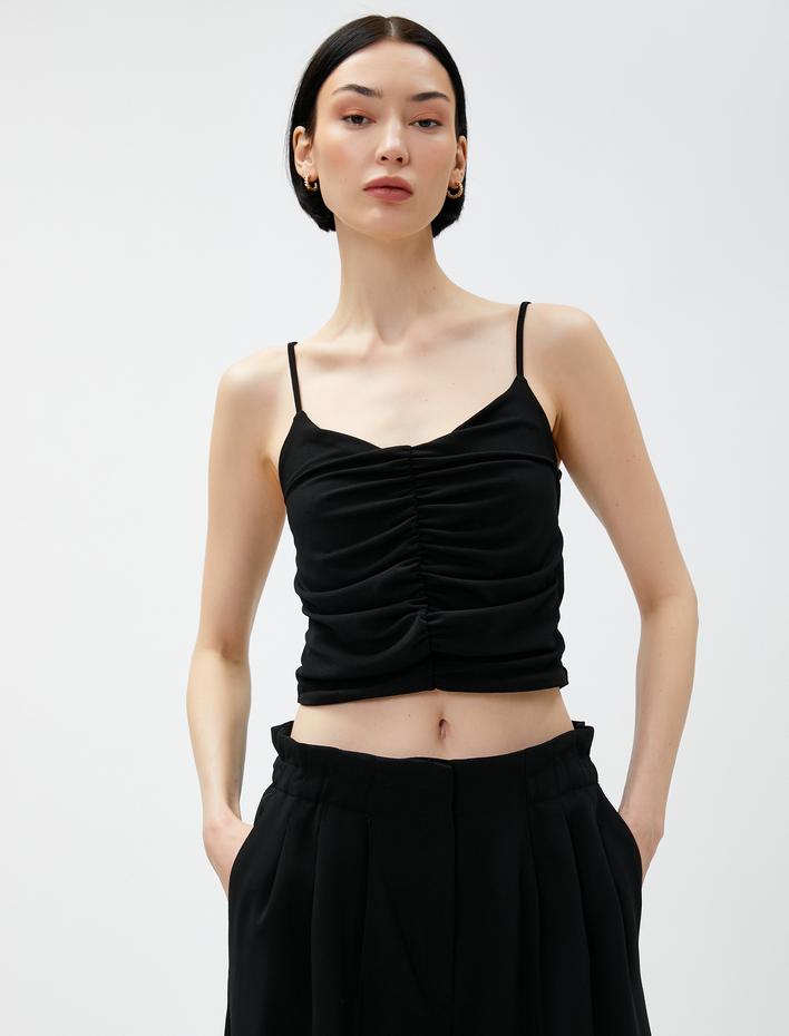  Drapeli Atlet Askılı U Yaka