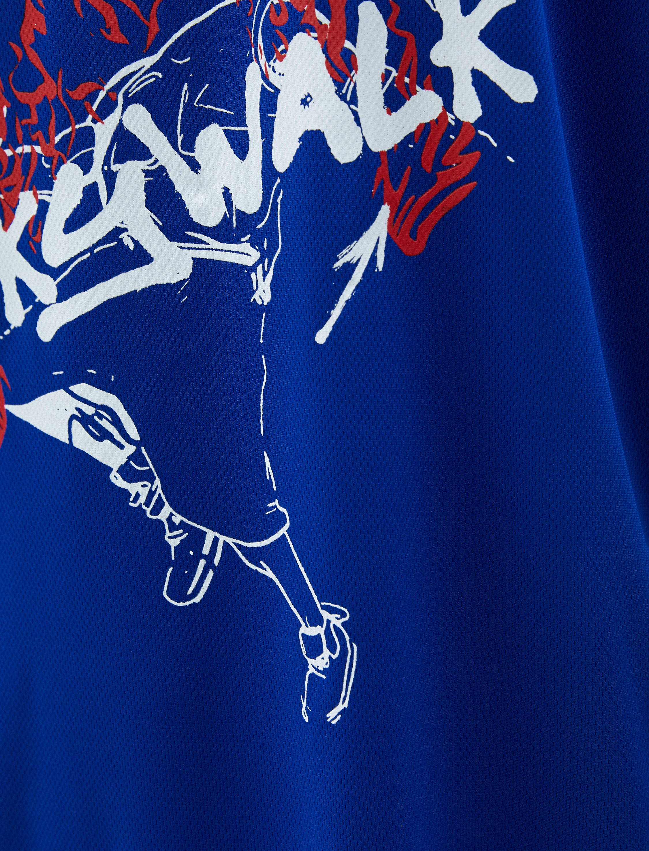   Spor Oversize Tişört Basketbol Baskılı Kısa Kollu