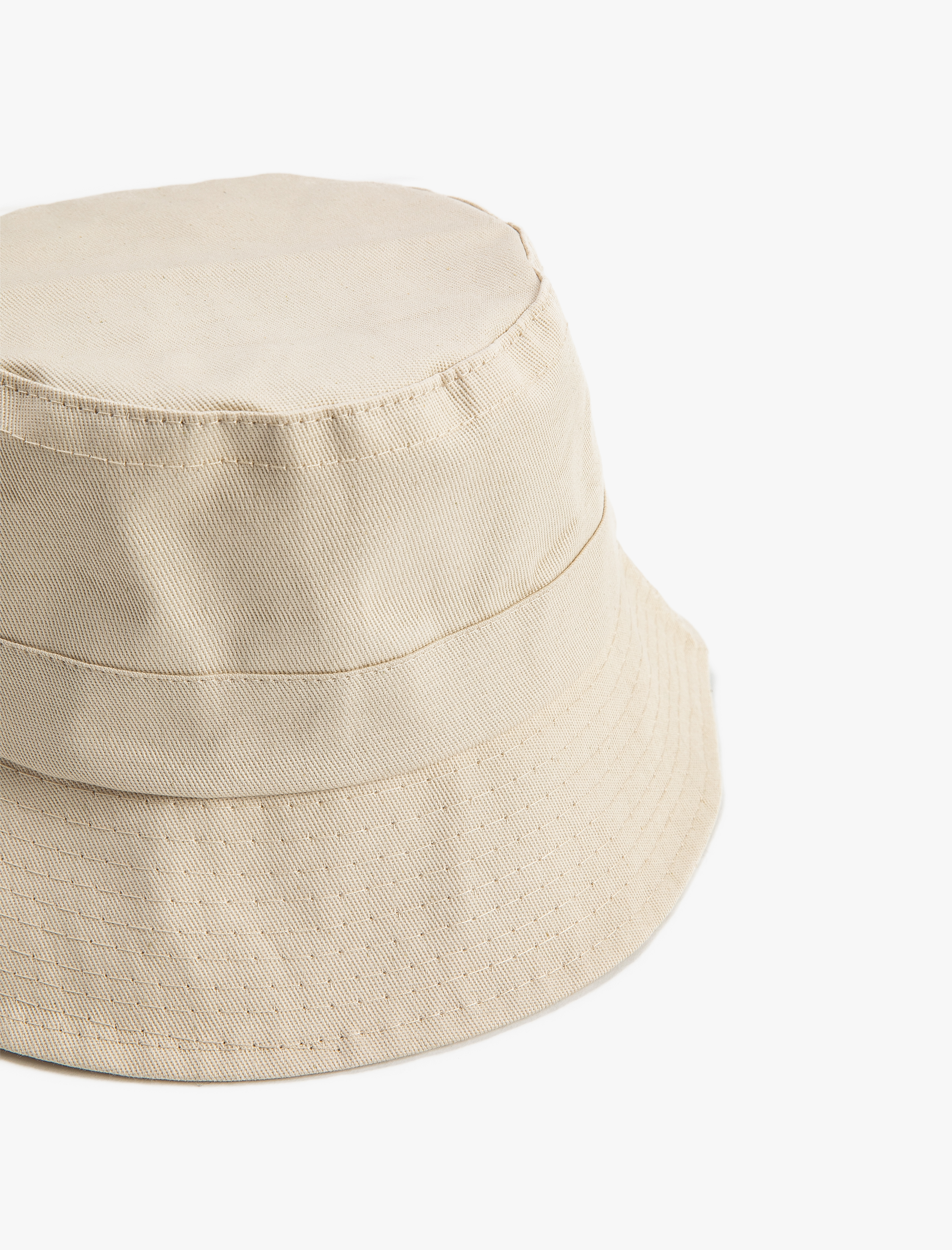 Erkek Bucket Şapka Dikiş Detaylı