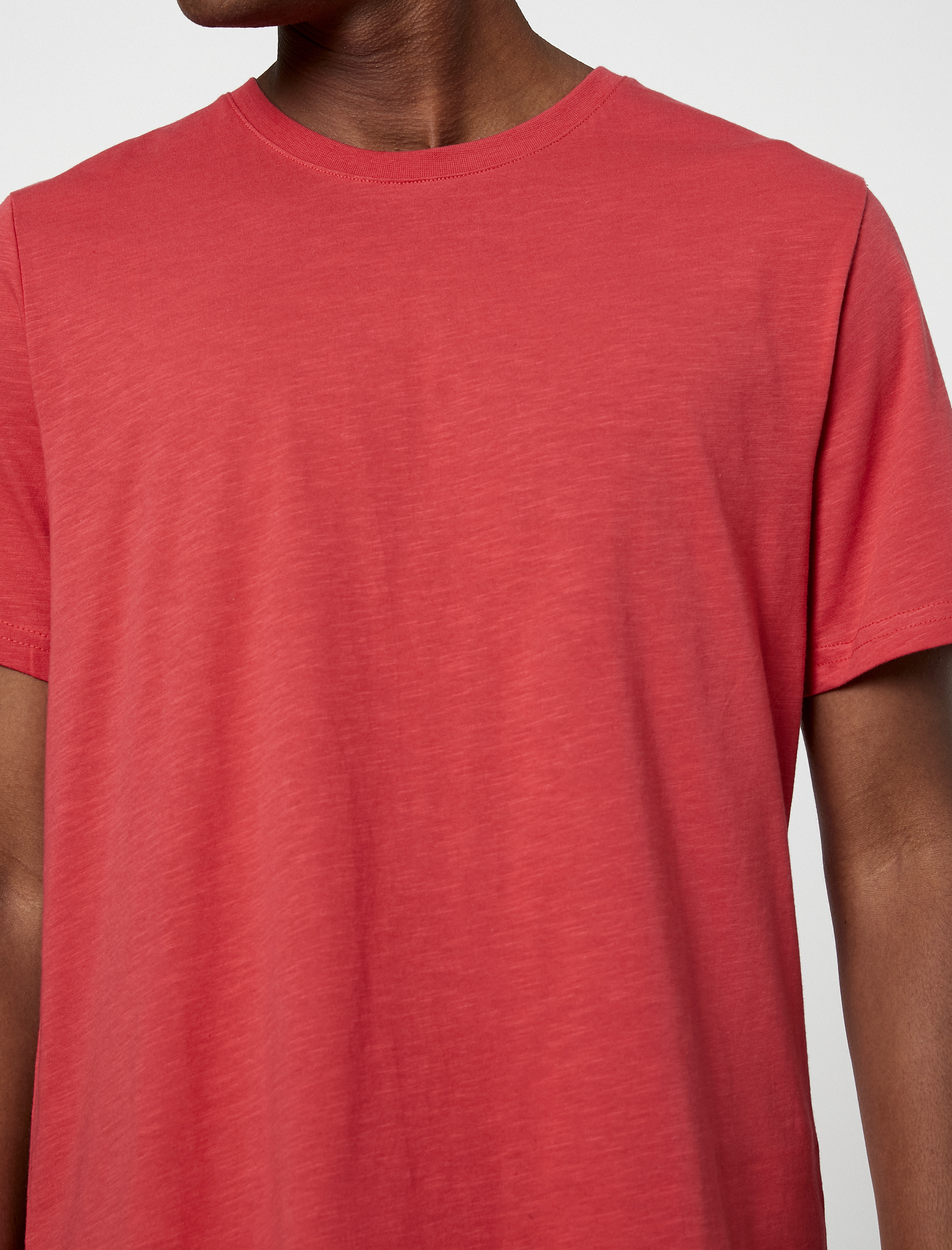   Basic Tişört Kısa Kollu Bisiklet Yaka Pamuklu