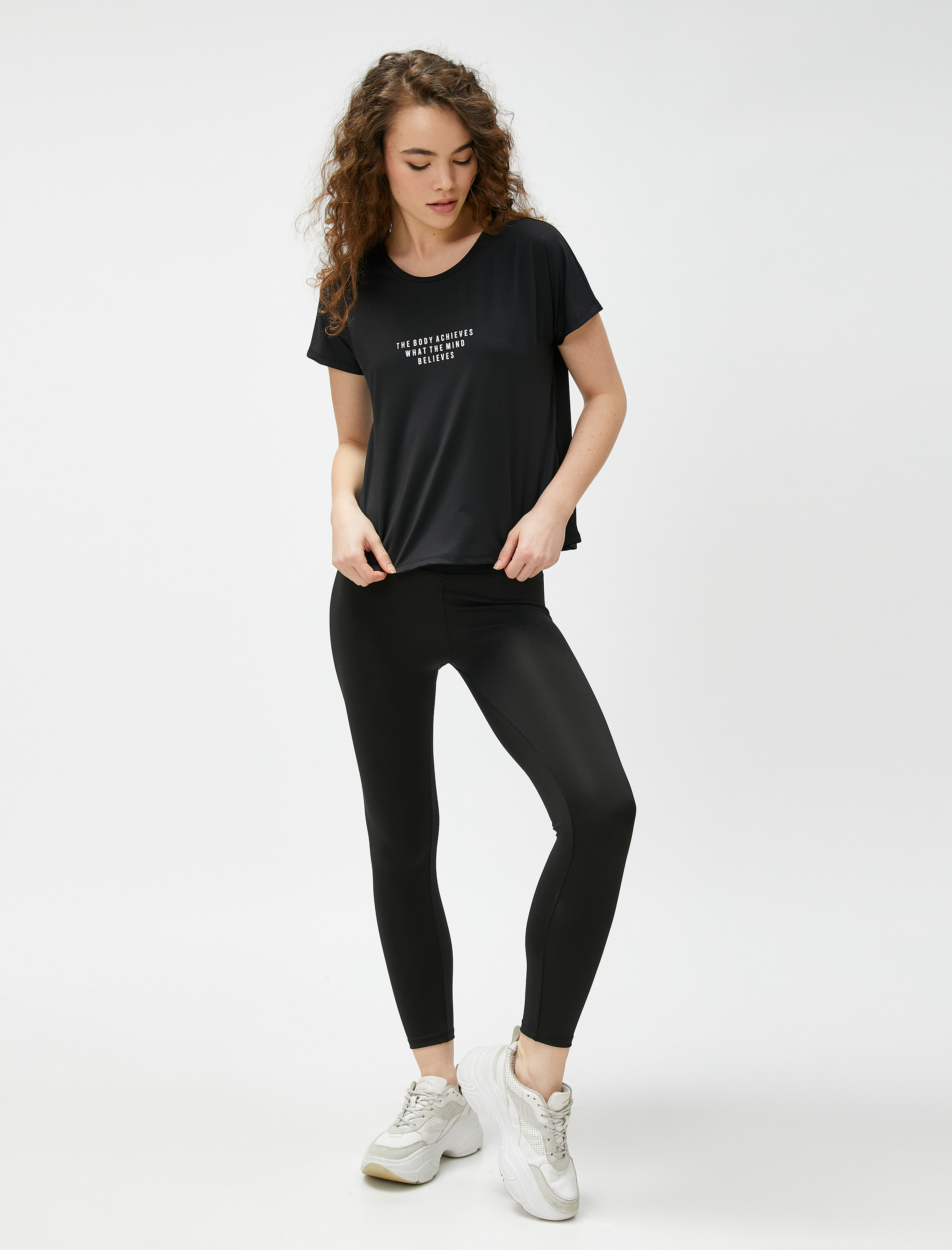   Basic Sporcu Tayt Yüksek Bel