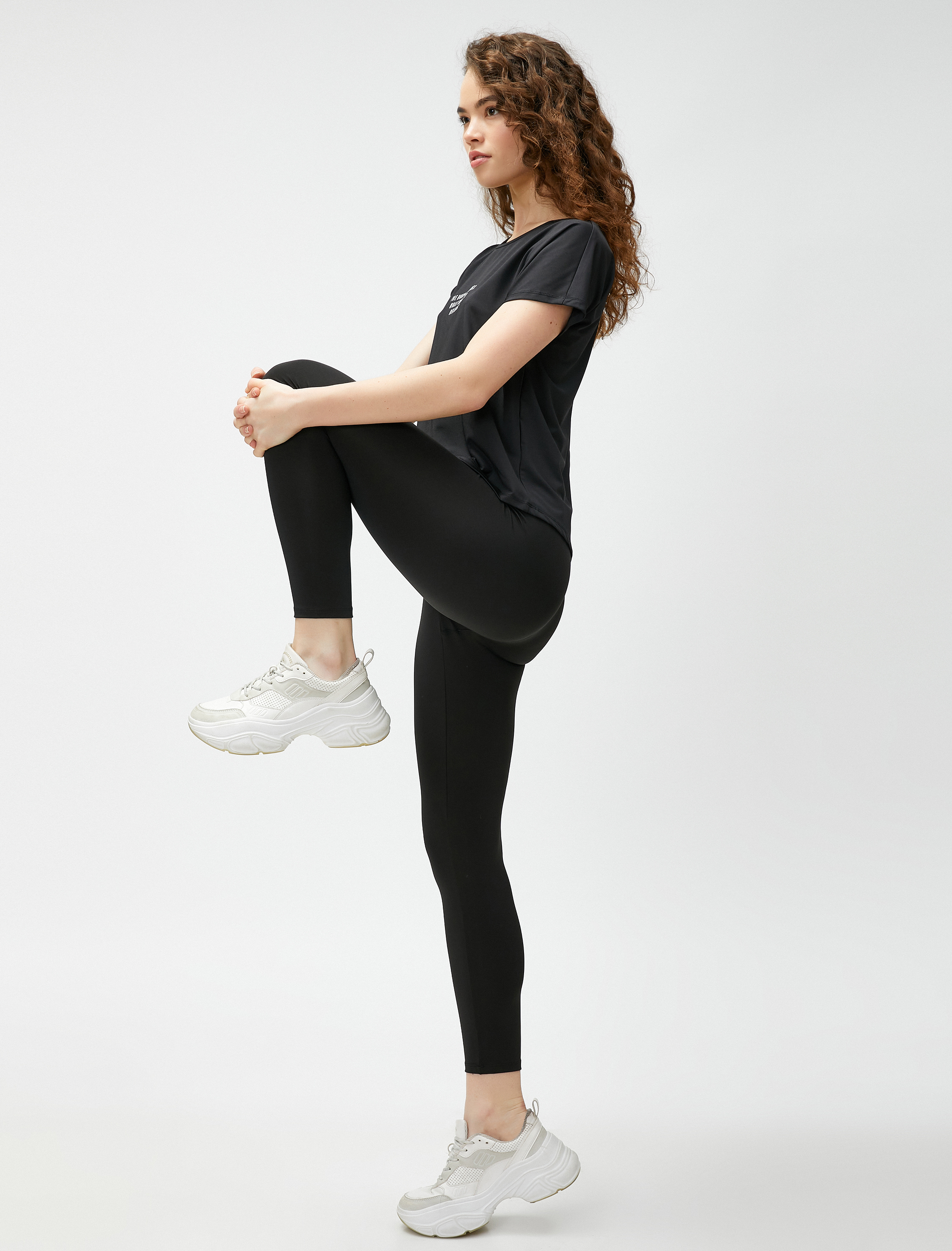   Basic Sporcu Tayt Yüksek Bel