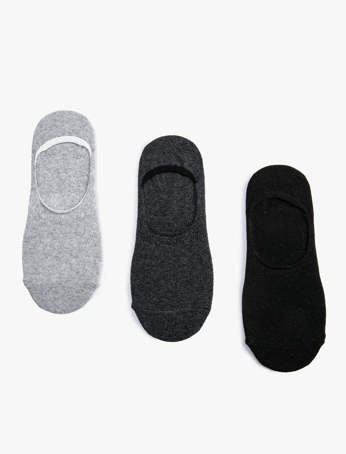 Erkek Basic 3'lü Sneaker Çorap Seti