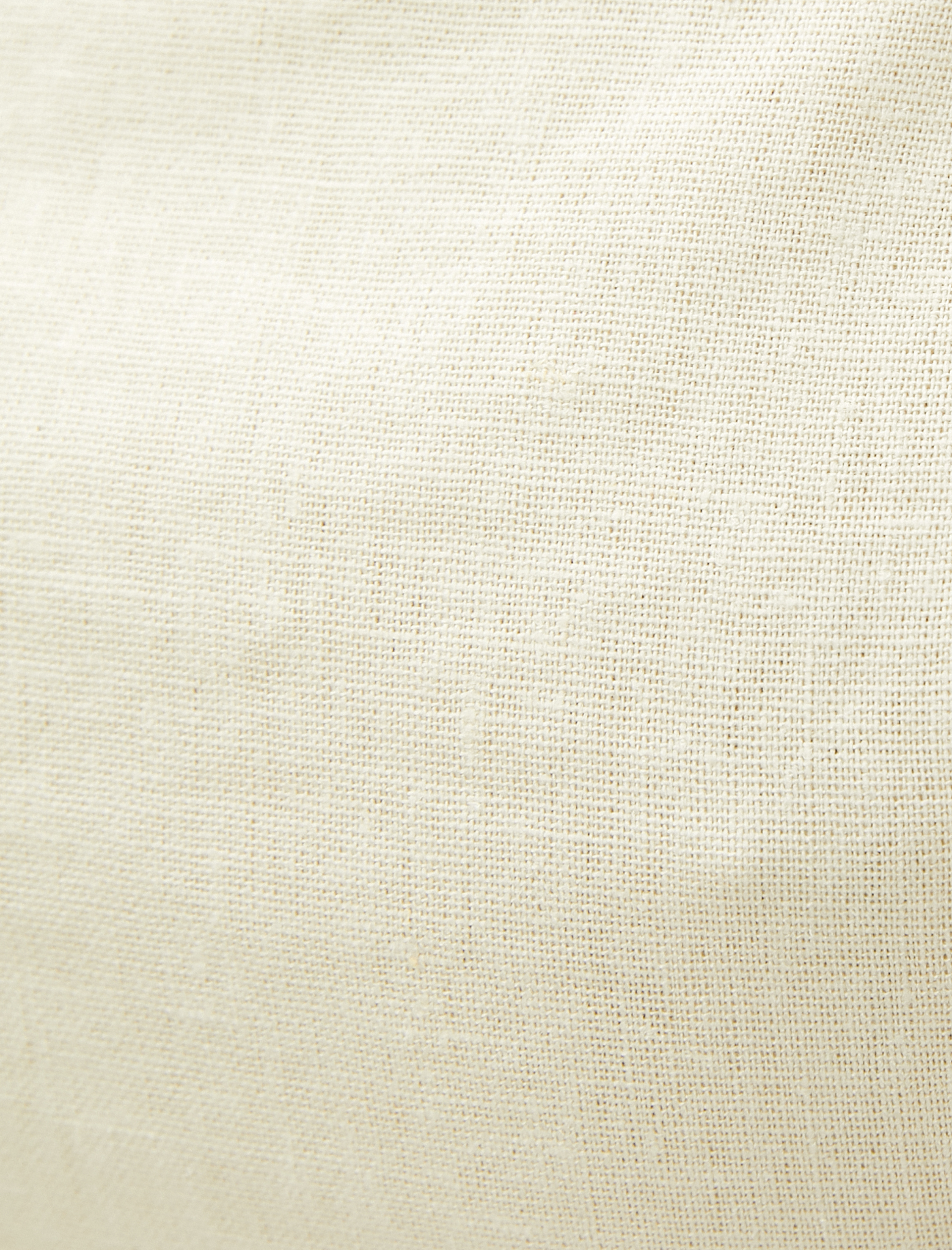   Keten Karışımlı Crop Bluz