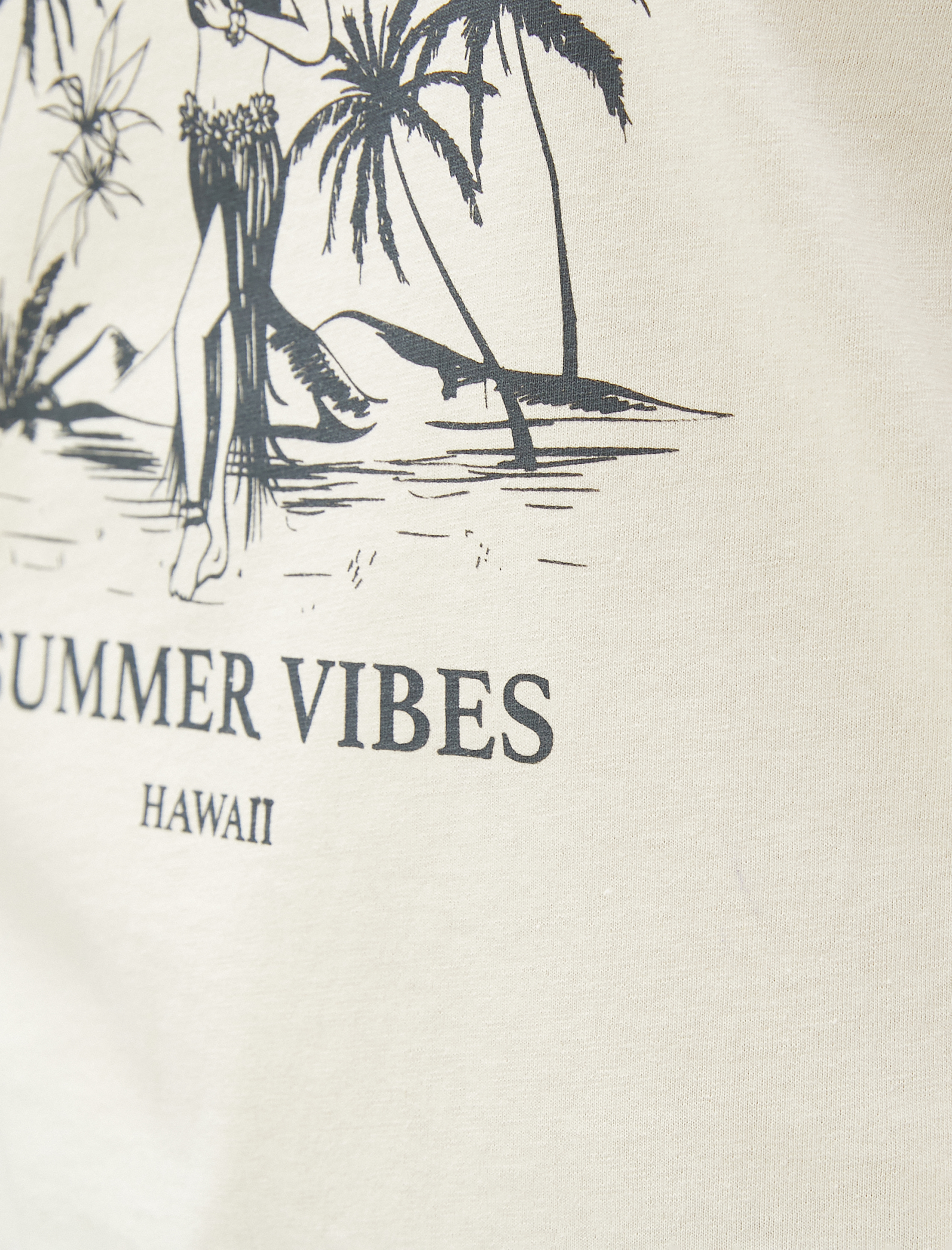   Slogan Baskılı Tişört Bisiklet Yaka Kısa Kollu Pamuklu