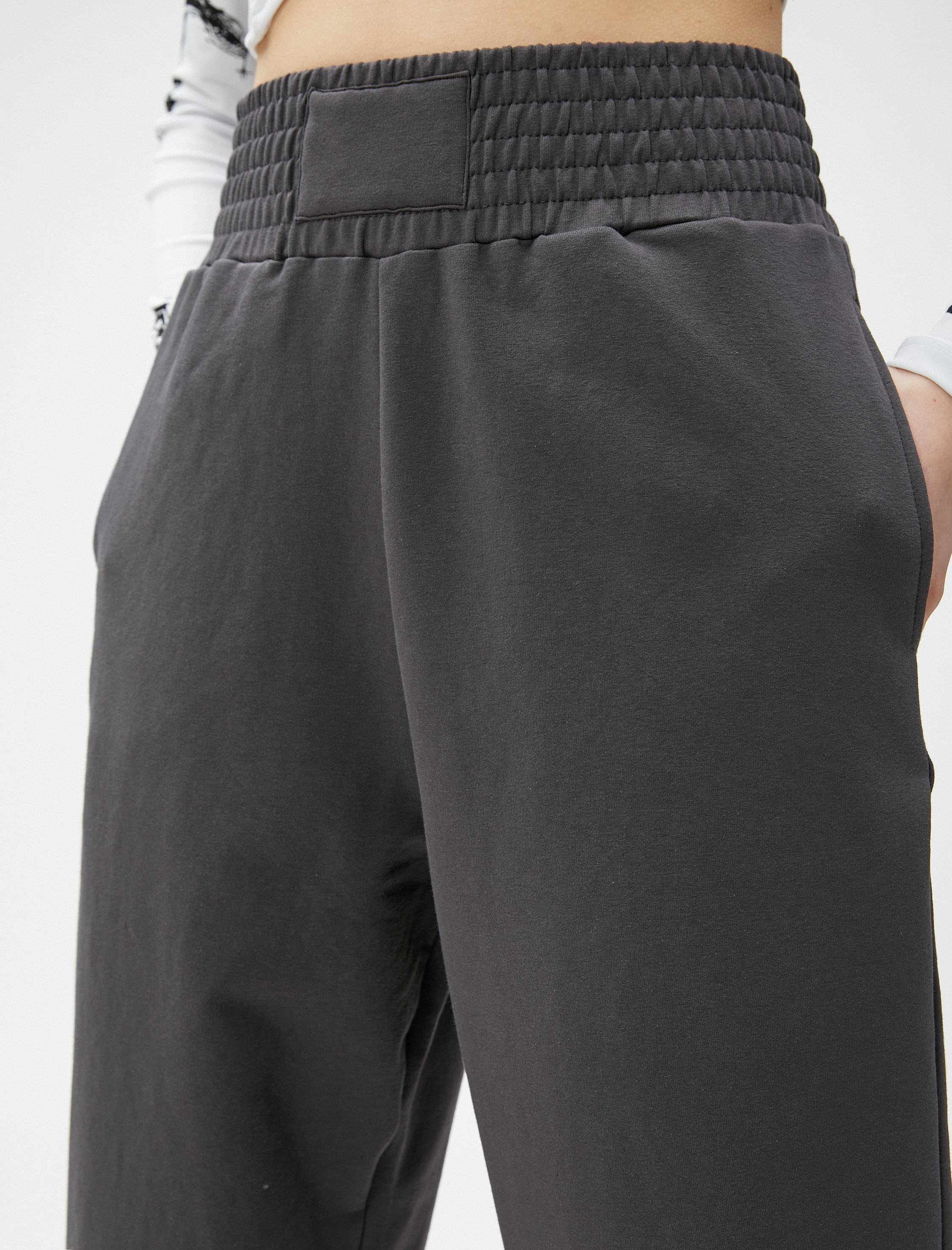   Jogger Eşofman Altı Yüksek Bel Cep Detaylı