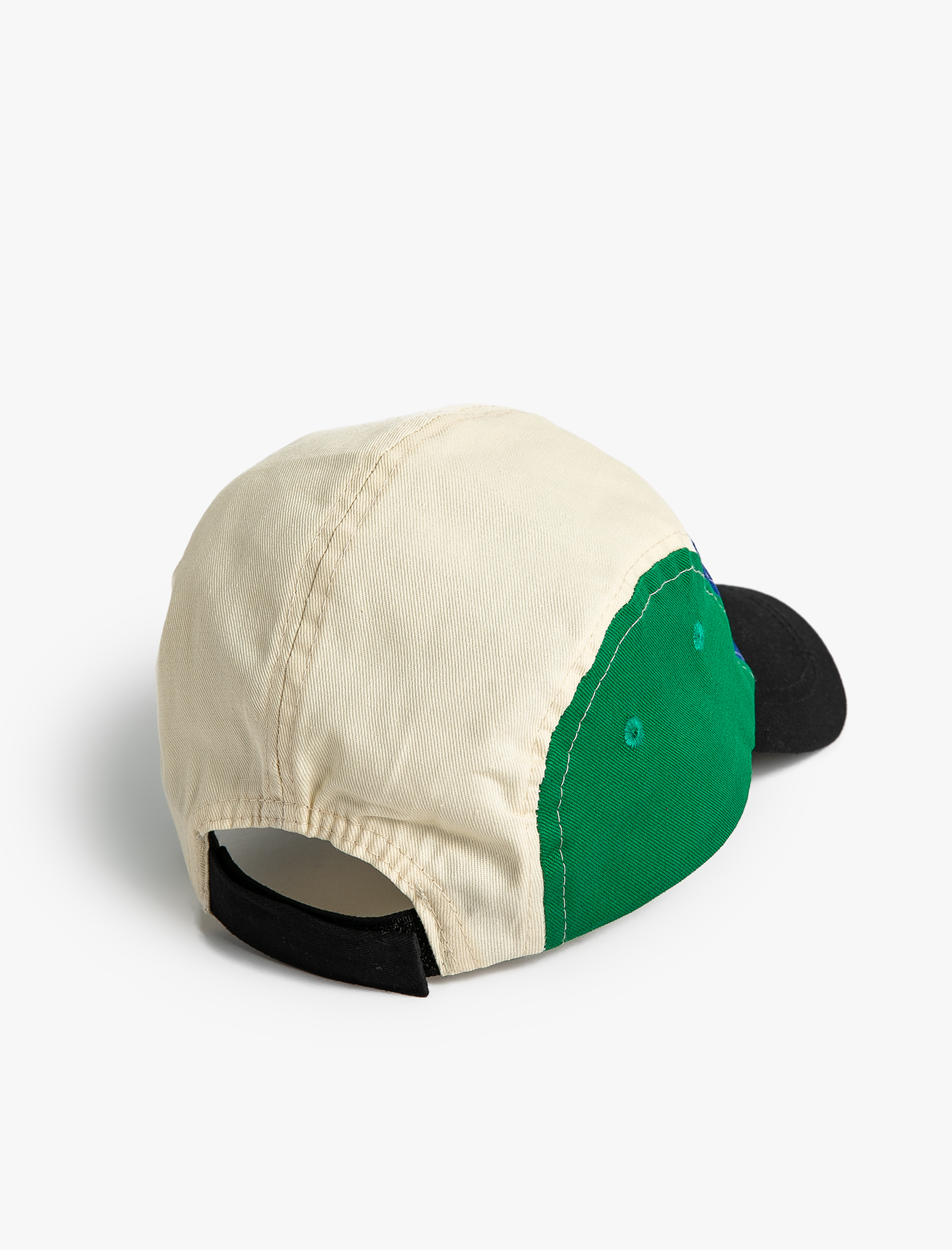  Erkek Çocuk Şapka Renk Bloklu Pamuklu