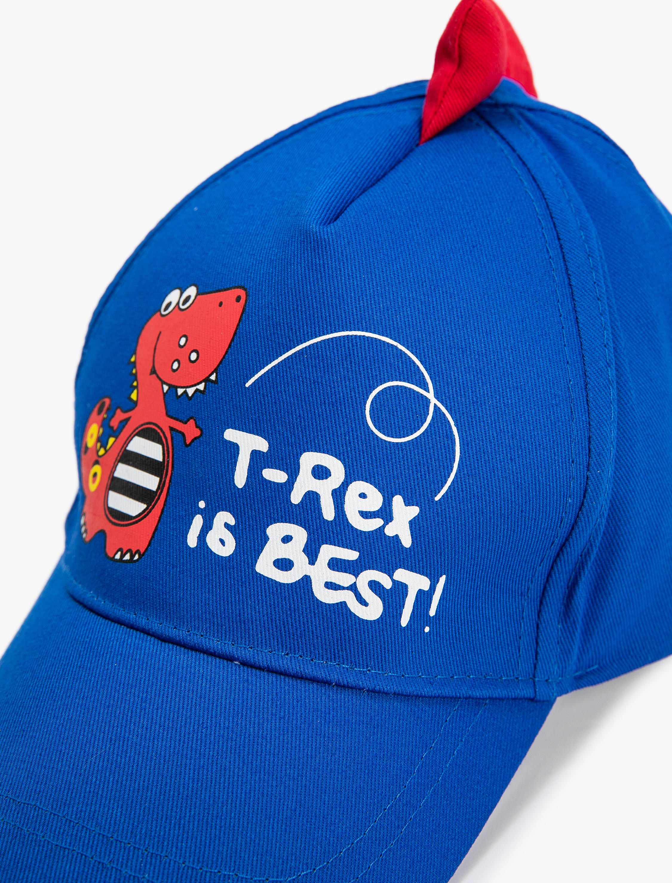  Erkek Çocuk Dinozor Şapka Aplike Detaylı Pamuklu