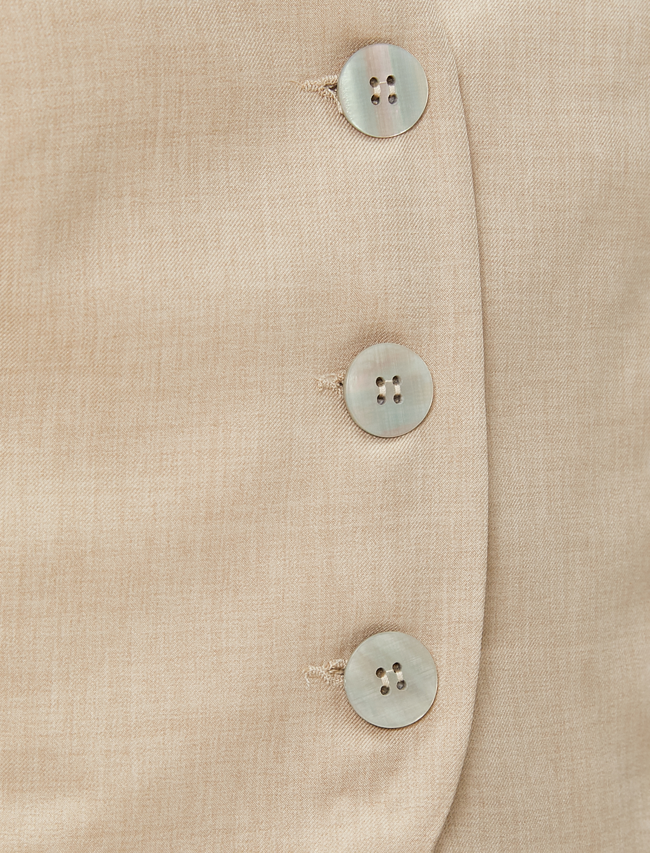   Crop Yelek Düğmeli