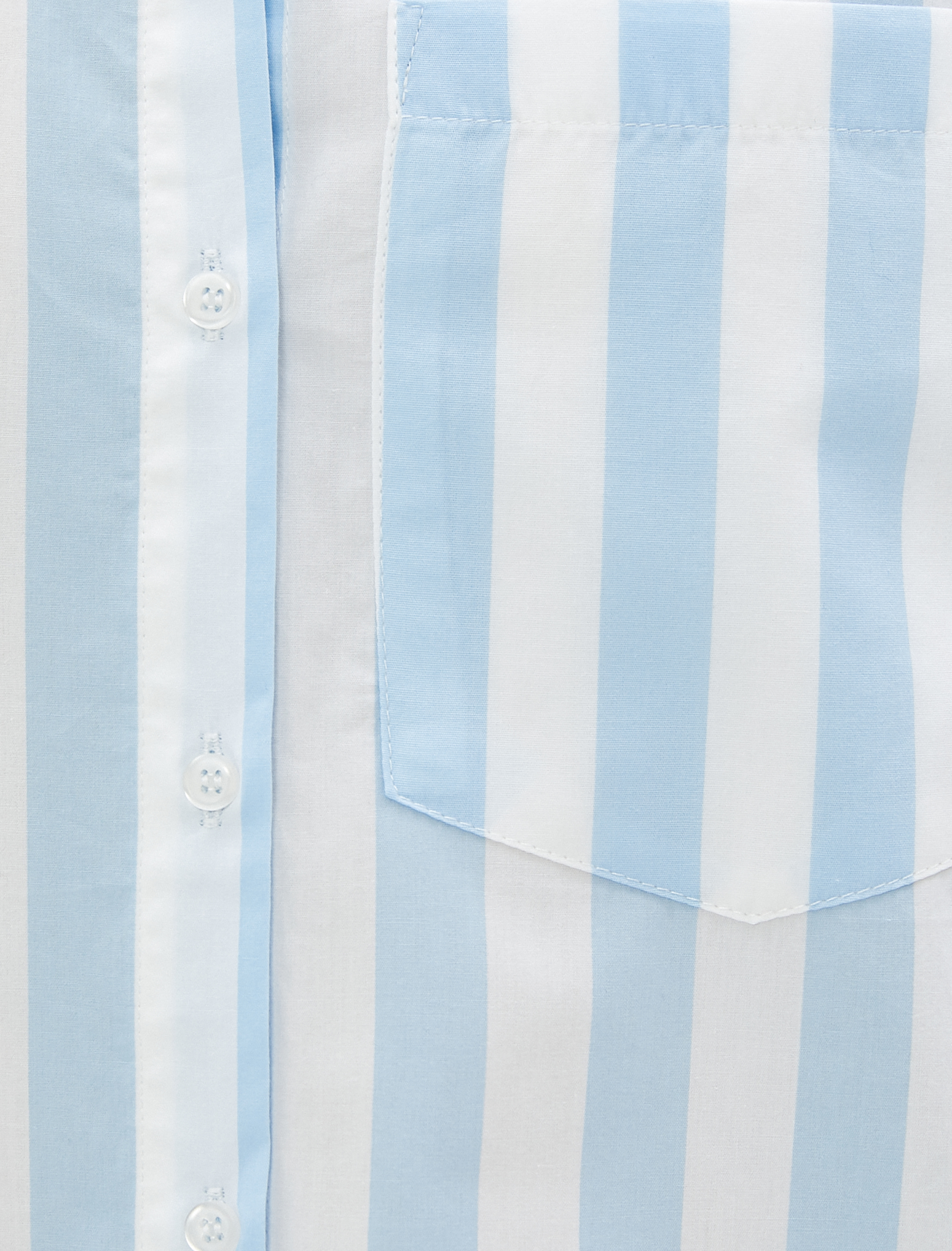   Oversize Poplin Gömlek Cep Detaylı