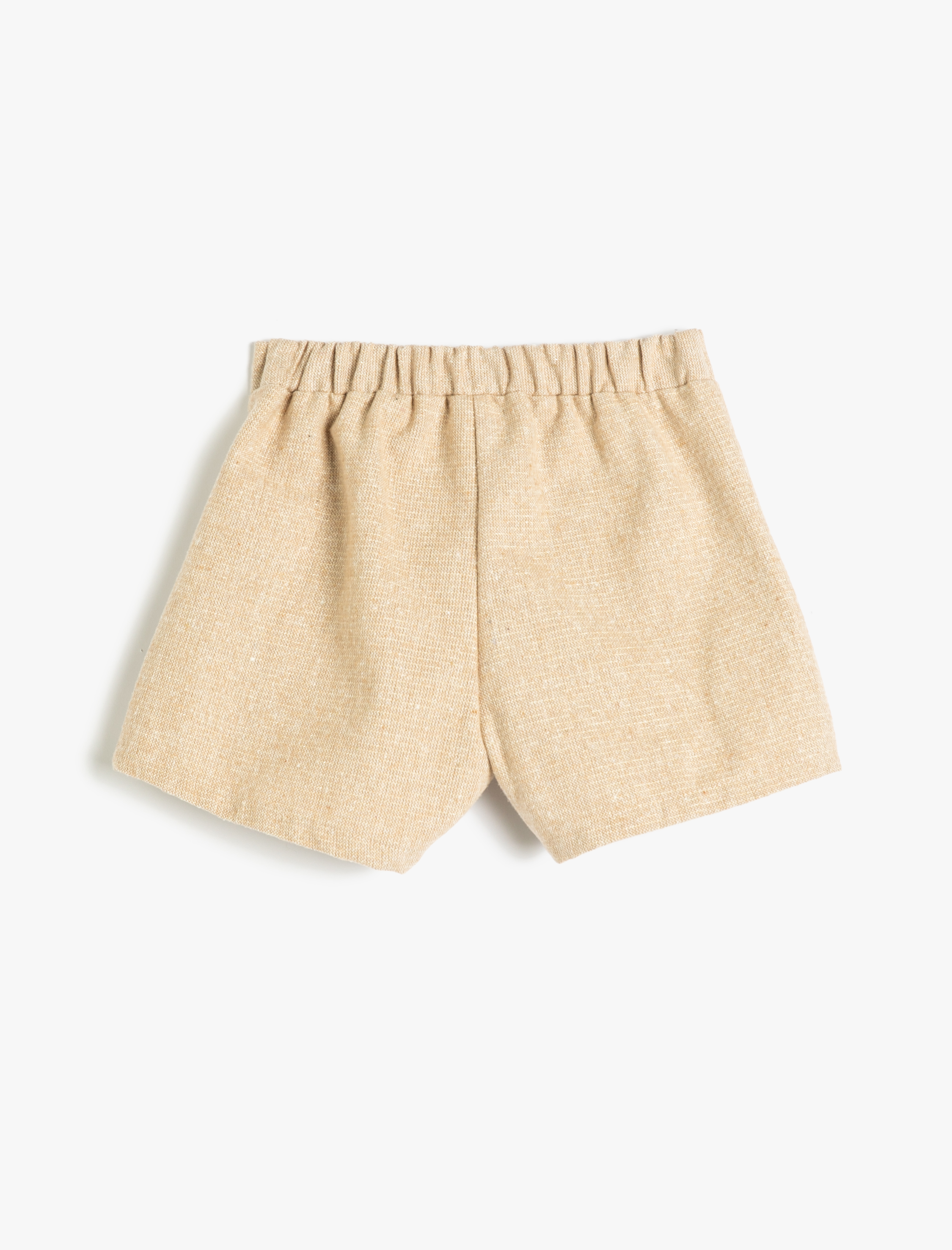  Kız Çocuk Şort Etek Anvelop Beli Lastikli Pileli