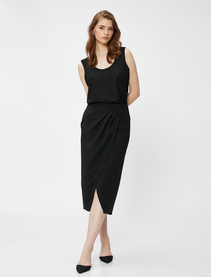  Midi Etek Anvelop Kapama Derin Yırtmaçlı