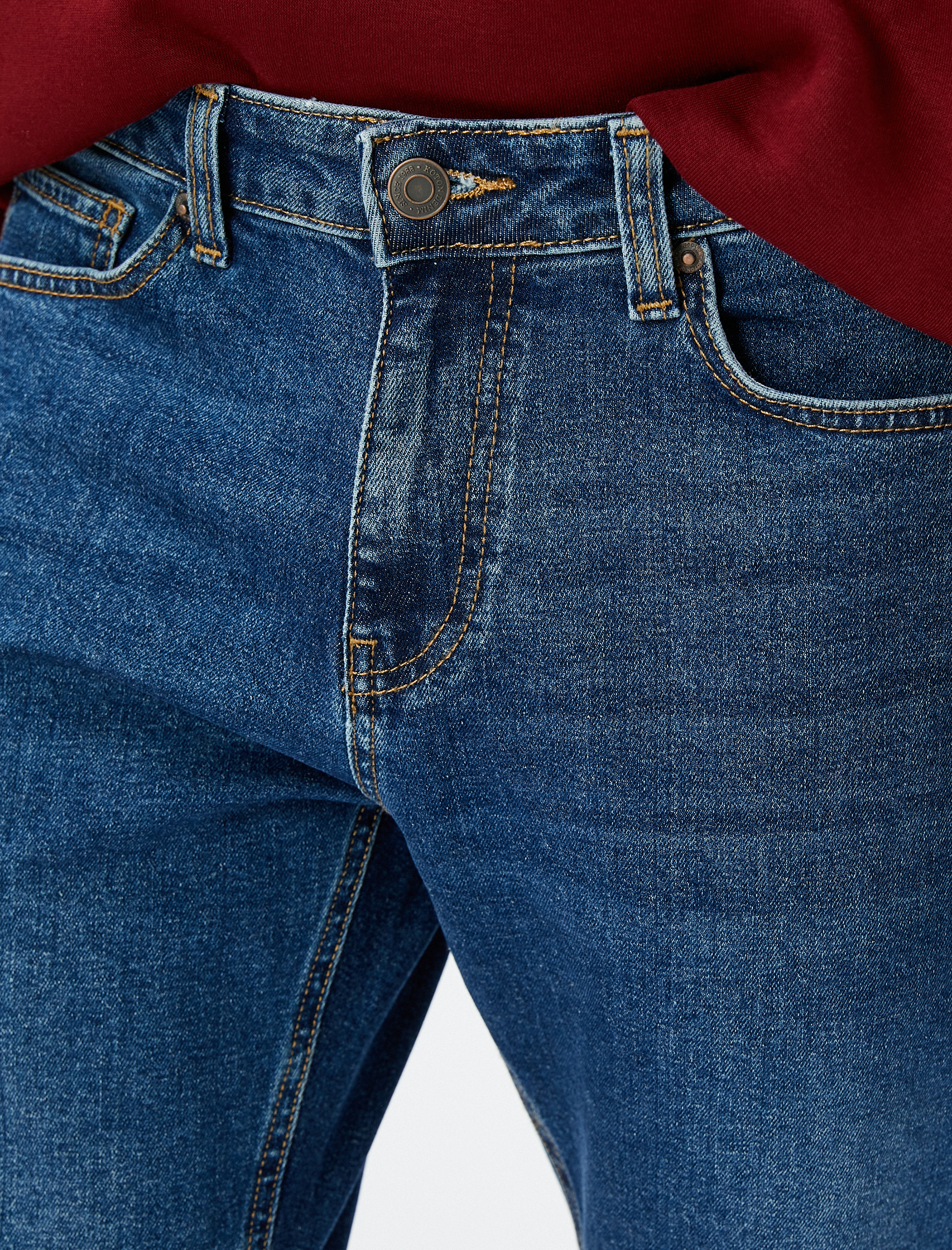   Slim Fit Kot Pantolon - Brad Jean